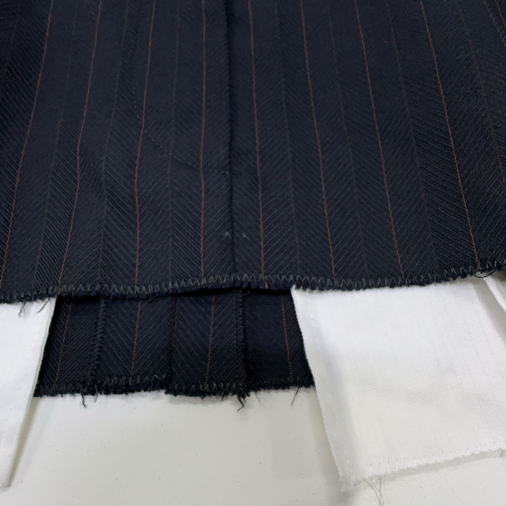 Miu Miu Miu Miu Pinstripe Mini Skirt IT 38 Size 26" / US 2 / IT 38 - 7 Thumbnail