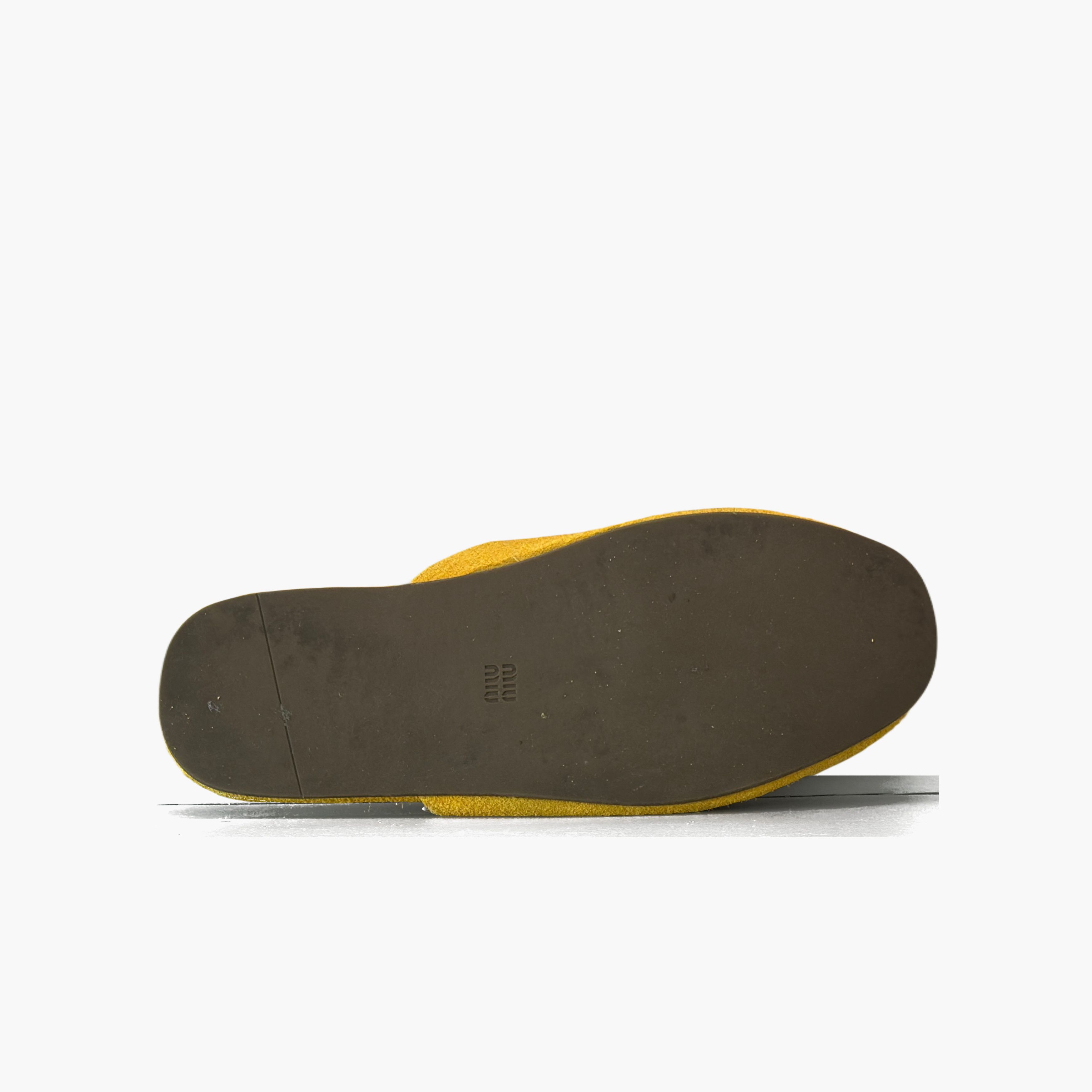 Miu Miu Miu Miu Suede Logo Slides Size 38 Size US 8 / IT 38 - 7 Thumbnail