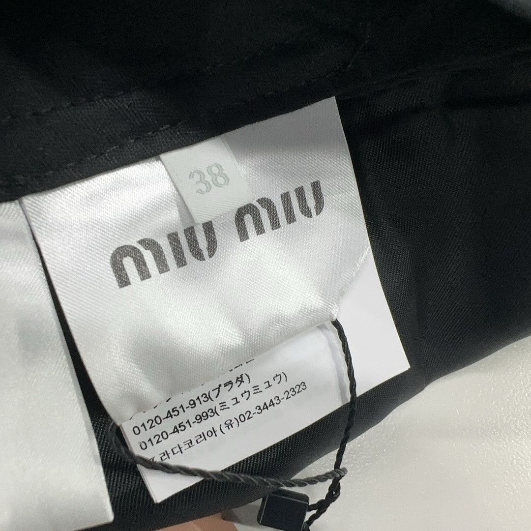 Miu Miu Miu Miu Houndstooth Check Shorts Size 38 Size 26" / US 2 / IT 38 - 4 Thumbnail