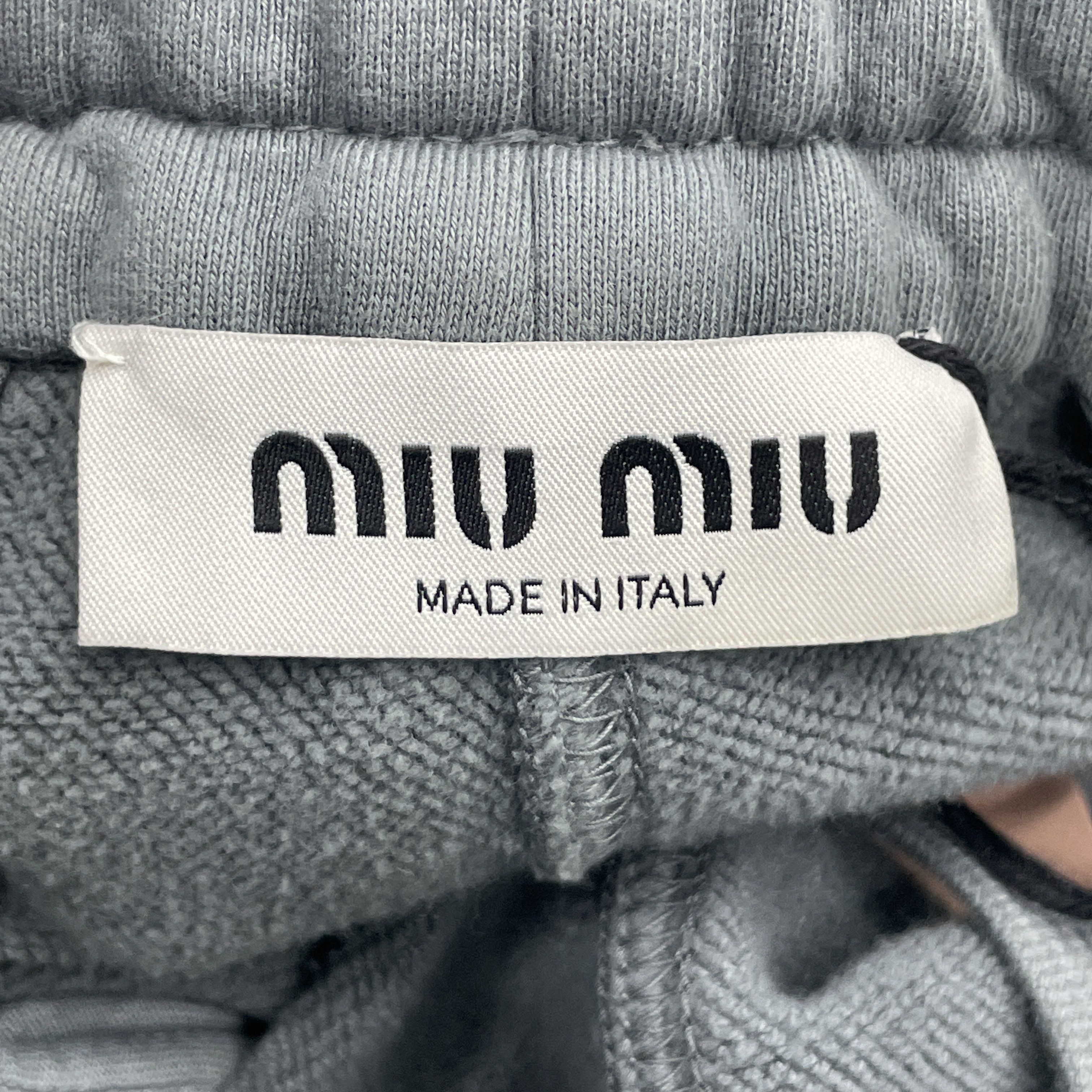 Miu Miu Miu Miu Logo Sweatpants Size 40 Size 27" / US 4 / IT 40 - 3 Thumbnail