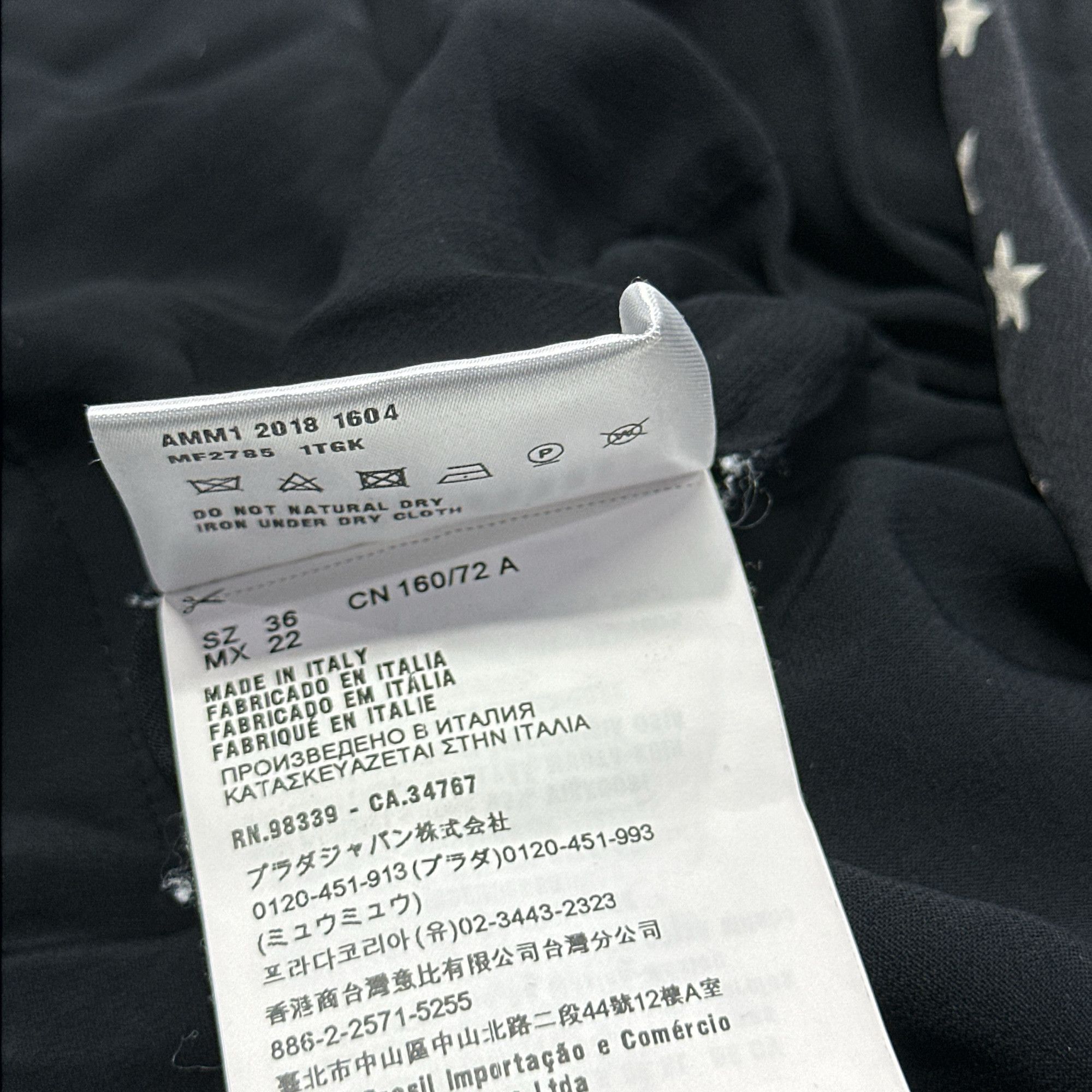 Miu Miu Miu Miu Star Print Mini Dress Size 36 Size XS / US 0-2 / IT 36-38 - 5 Thumbnail