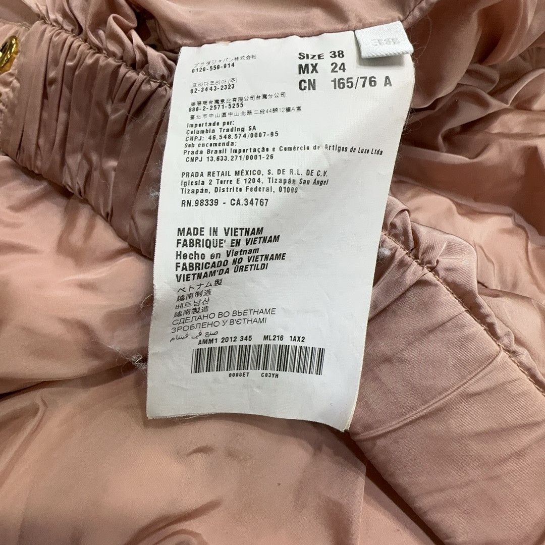 Miu Miu Miu Miu Pink Goose Down Puffer Jacket Size 38 Size XS / US 0-2 / IT 36-38 - 3 Thumbnail