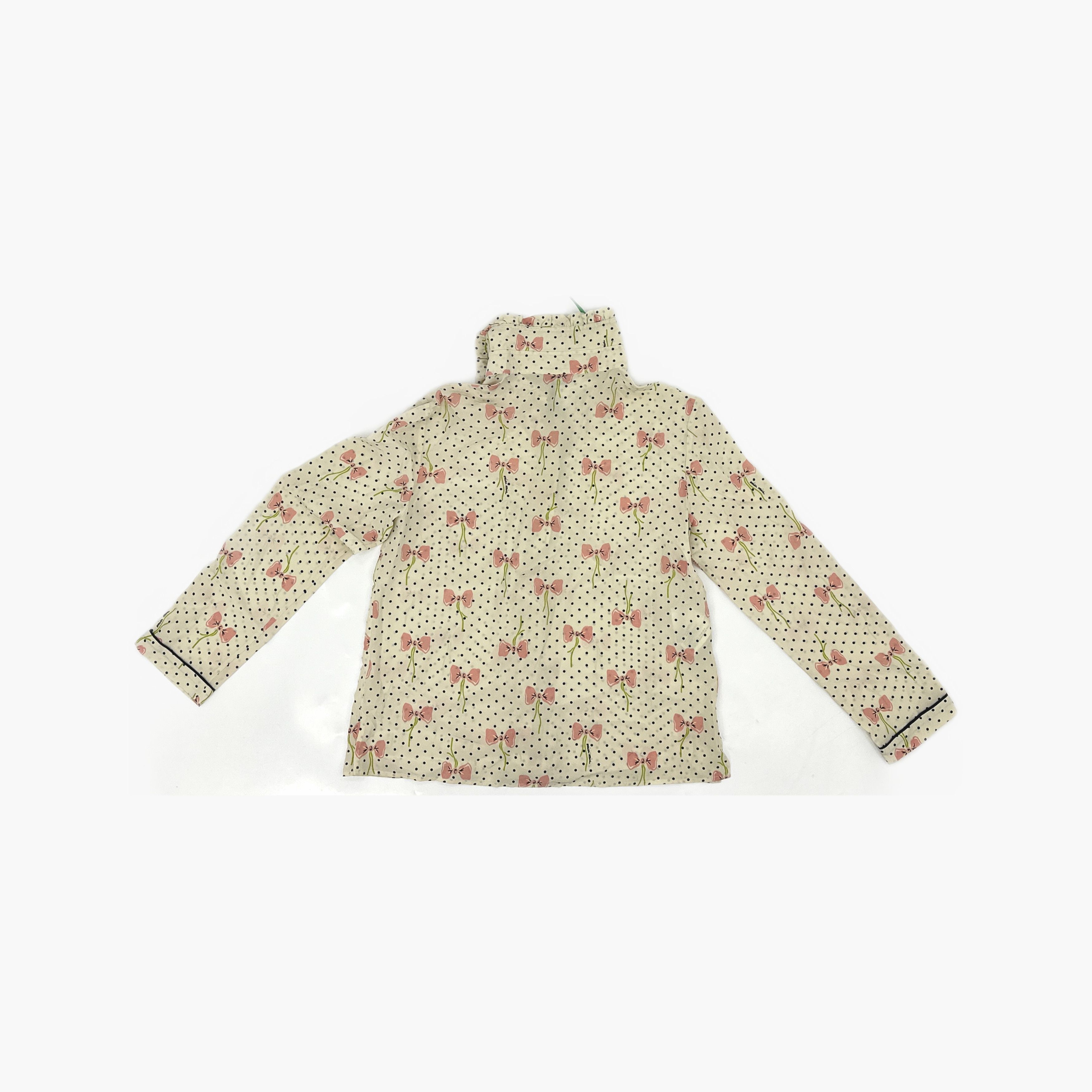 Miu Miu Miu Miu Bow Polka Dot Shirt Size 40 Size S / US 4 / IT 40 - 2 Thumbnail
