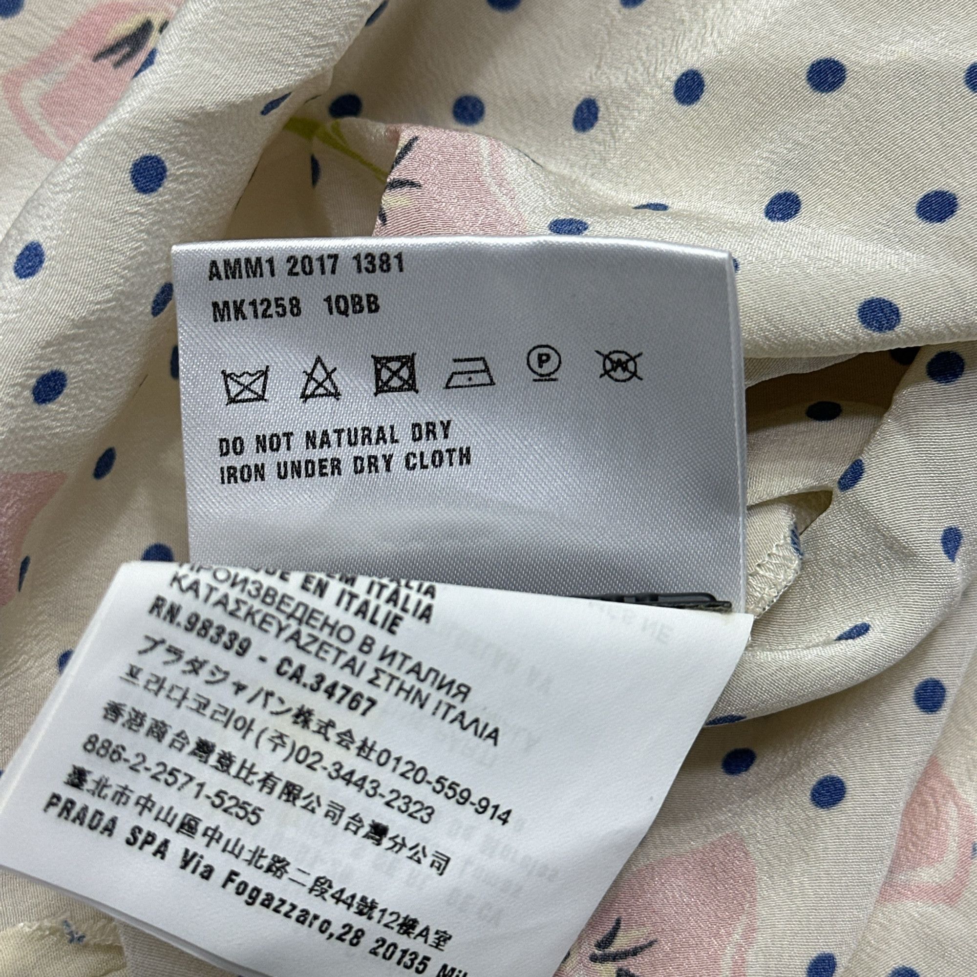 Miu Miu Miu Miu Bow Polka Dot Shirt Size 40 Size S / US 4 / IT 40 - 3 Thumbnail