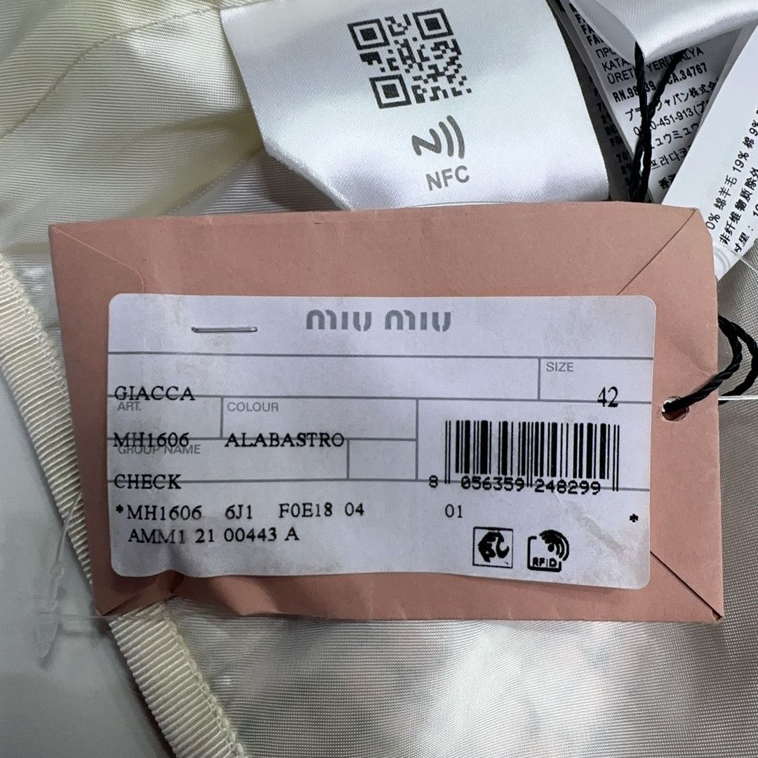 Miu Miu Miu Miu Pink Plaid Jacket Size 42 Size M / US 6-8 / IT 42-44 - 4 Thumbnail