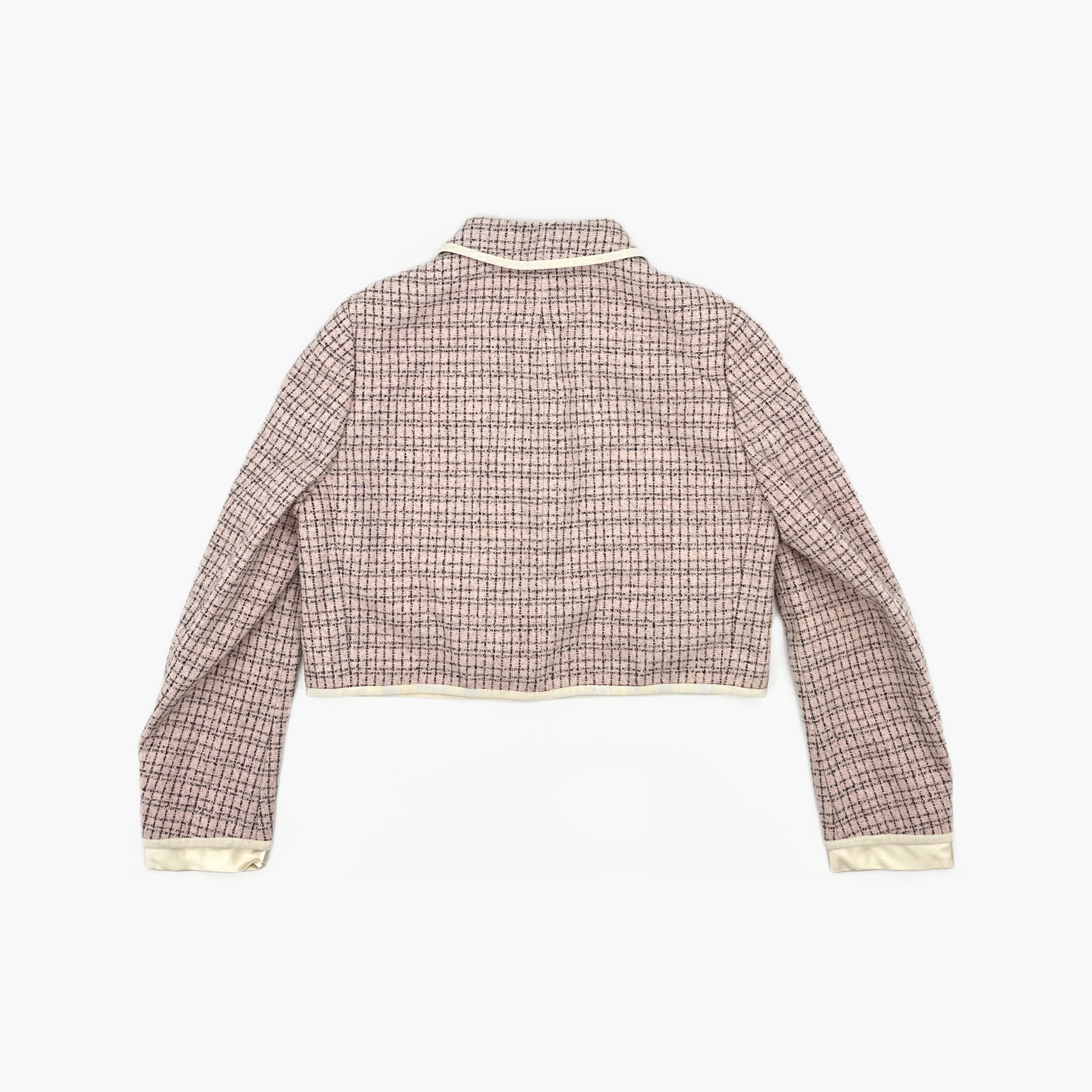 Miu Miu Miu Miu Pink Plaid Jacket Size 42 Size M / US 6-8 / IT 42-44 - 2 Thumbnail