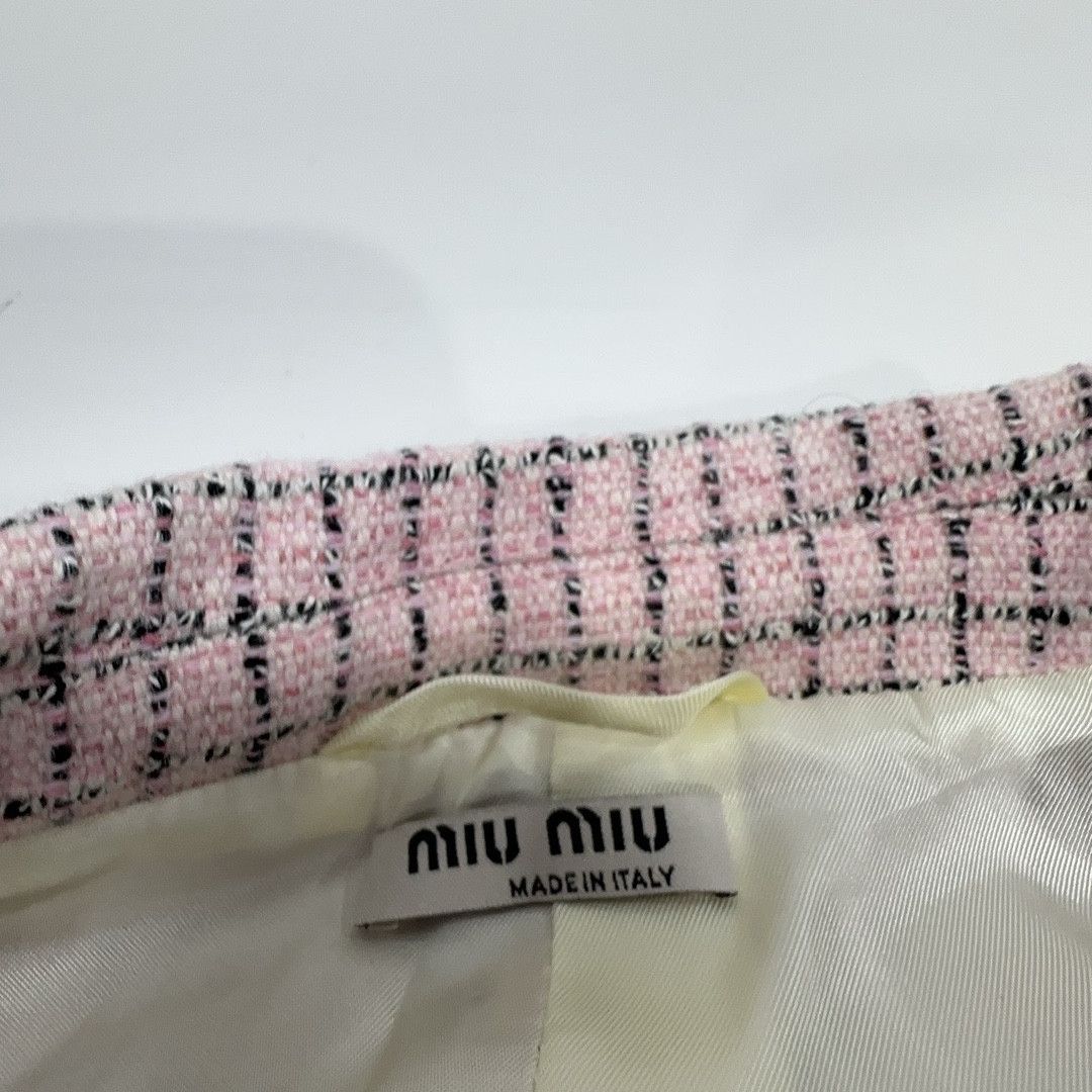 Miu Miu Miu Miu Pink Plaid Jacket Size 42 Size M / US 6-8 / IT 42-44 - 6 Thumbnail