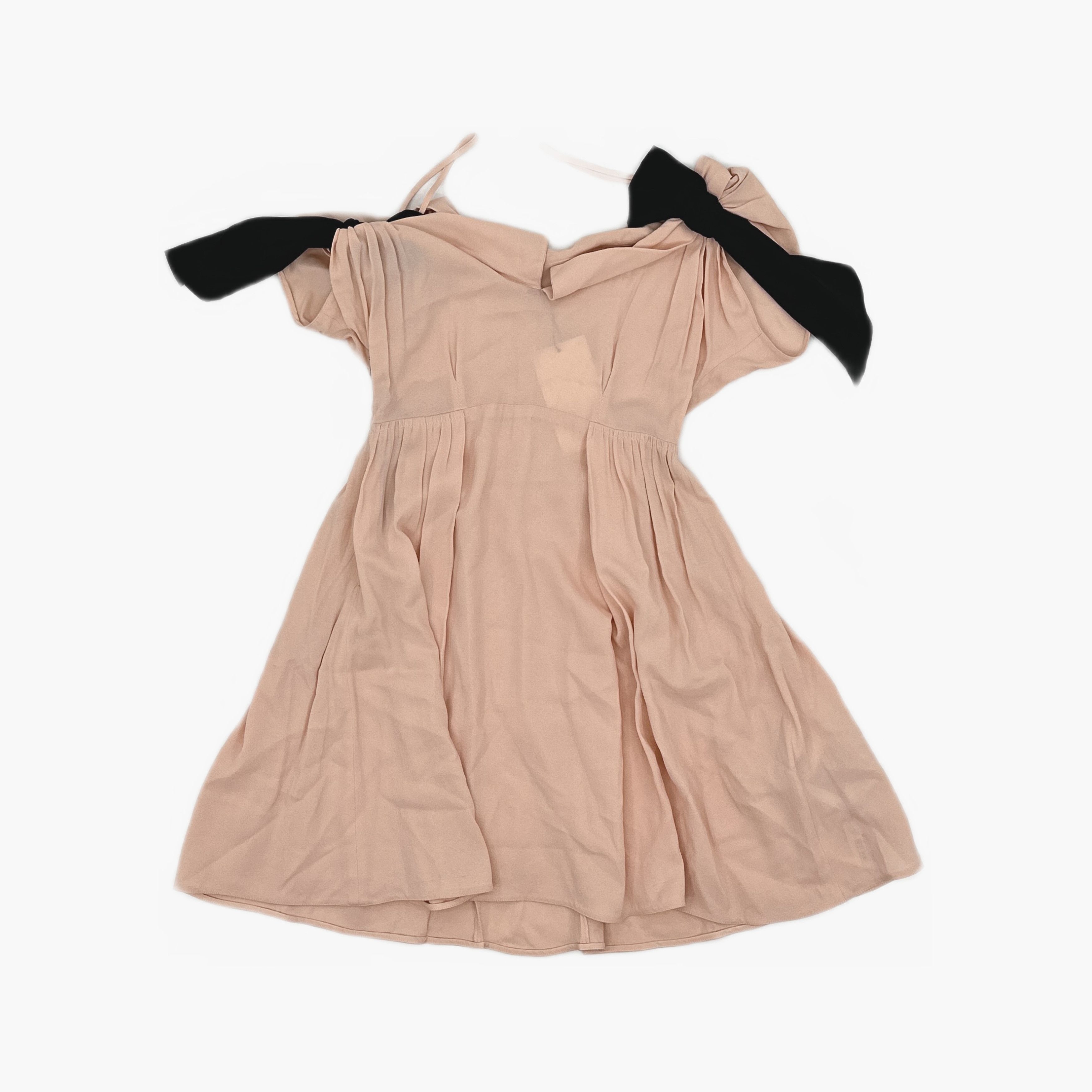 Miu Miu Miu Miu Black Bow Mini Dress Size 36 Size XS / US 0-2 / IT 36-38 - 2 Thumbnail