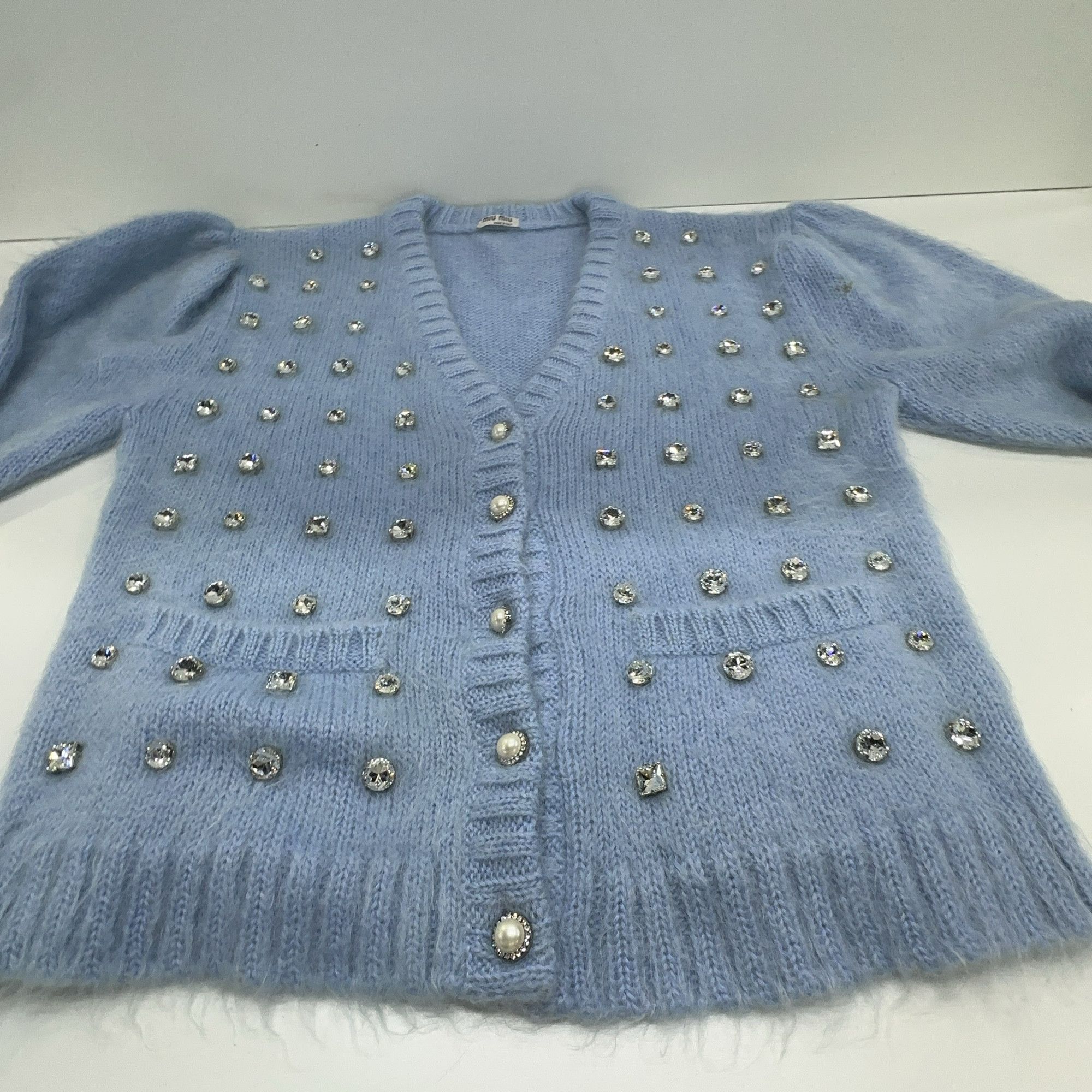 Miu Miu Miu Miu Embellished Cardigan Size 36 Size XS / US 0-2 / IT 36-38 - 9 Thumbnail