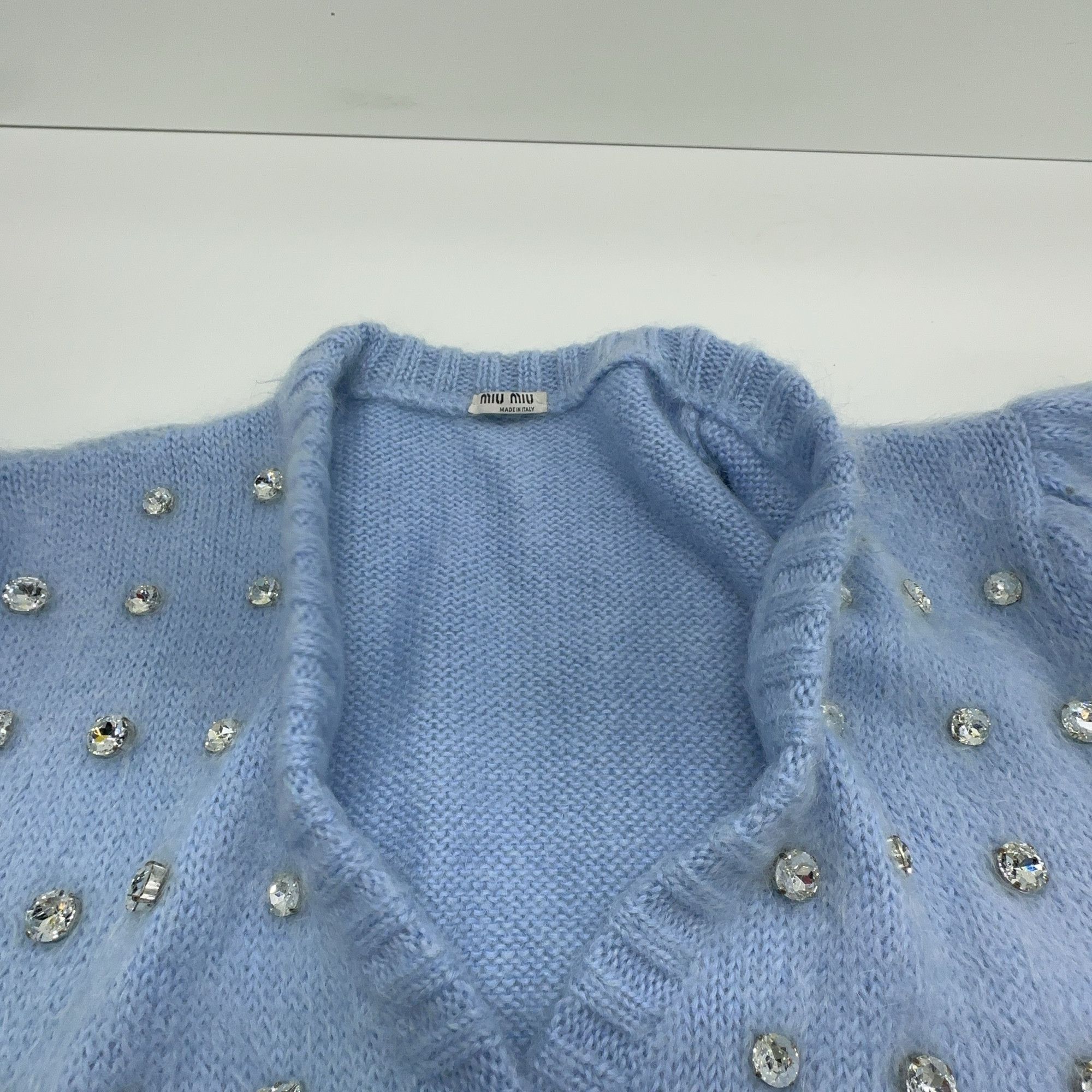 Miu Miu Miu Miu Embellished Cardigan Size 36 Size XS / US 0-2 / IT 36-38 - 6 Thumbnail