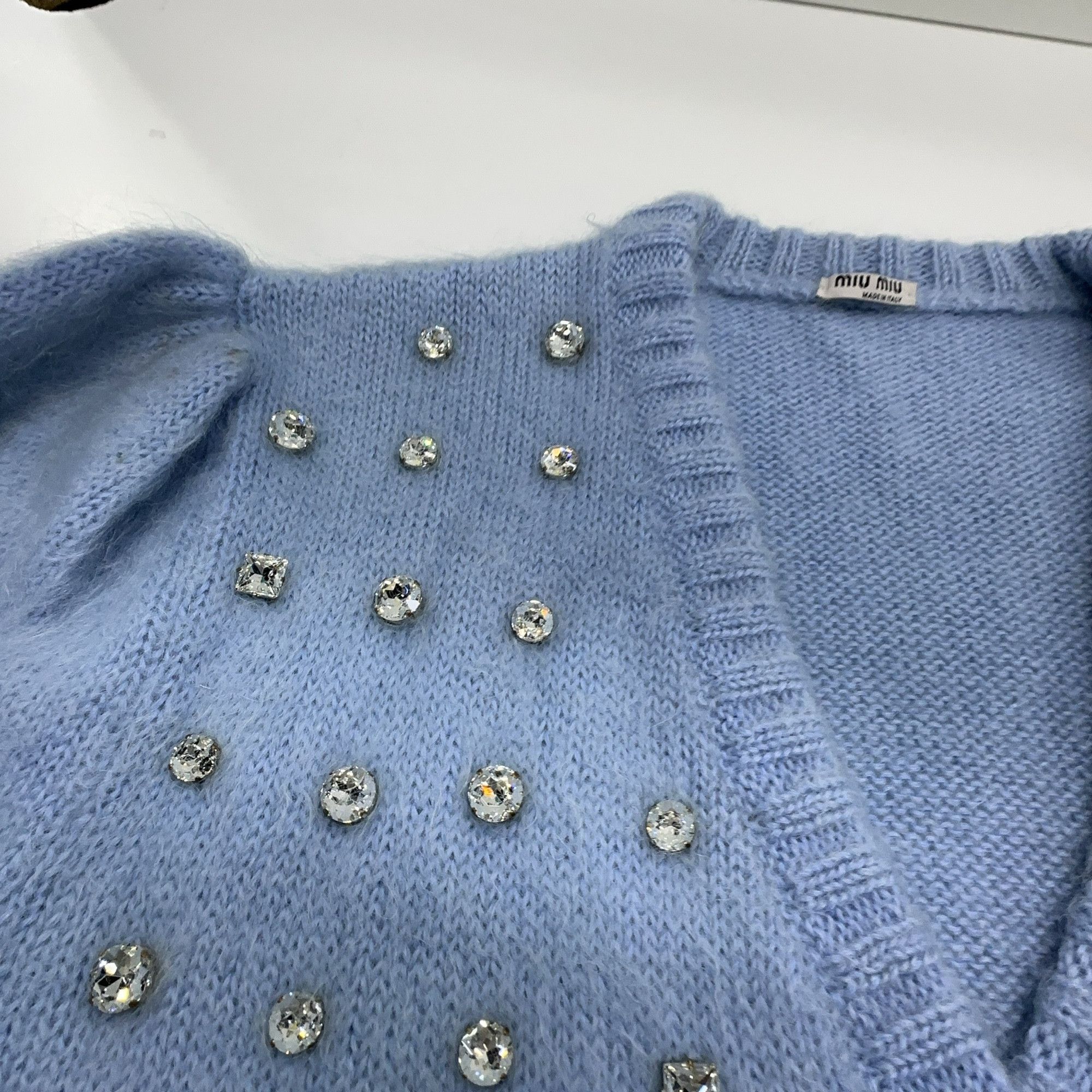 Miu Miu Miu Miu Embellished Cardigan Size 36 Size XS / US 0-2 / IT 36-38 - 8 Thumbnail
