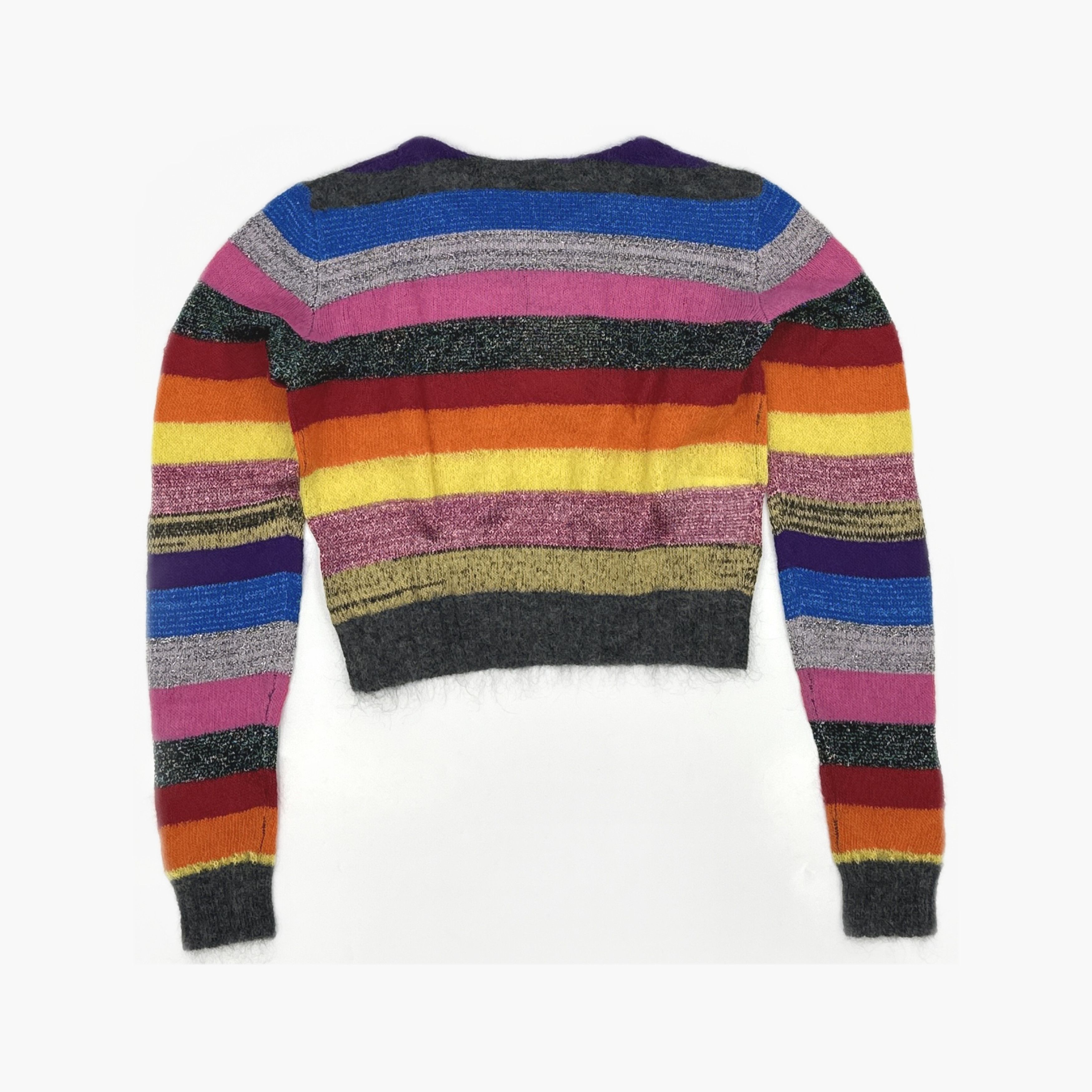 Miu Miu Miu Miu Striped Mohair Sweater Size 38 Size XS / US 0-2 / IT 36-38 - 2 Thumbnail