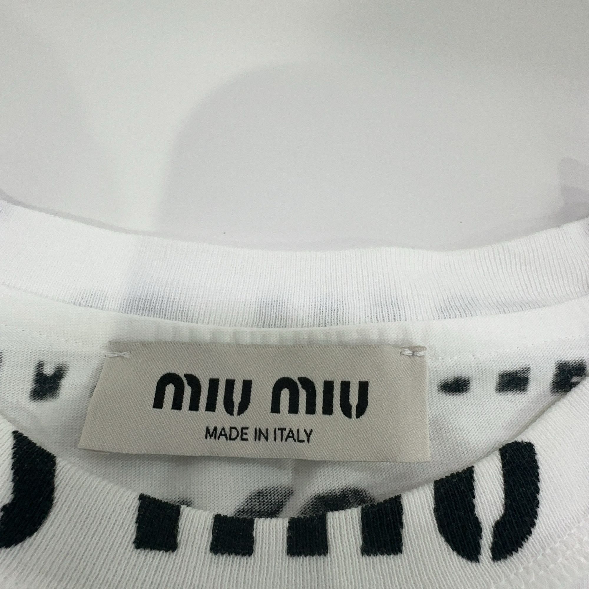 Miu Miu Miu Miu Logo Print Long Sleeve T-Shirt Size M Size M / US 6-8 / IT 42-44 - 5 Thumbnail