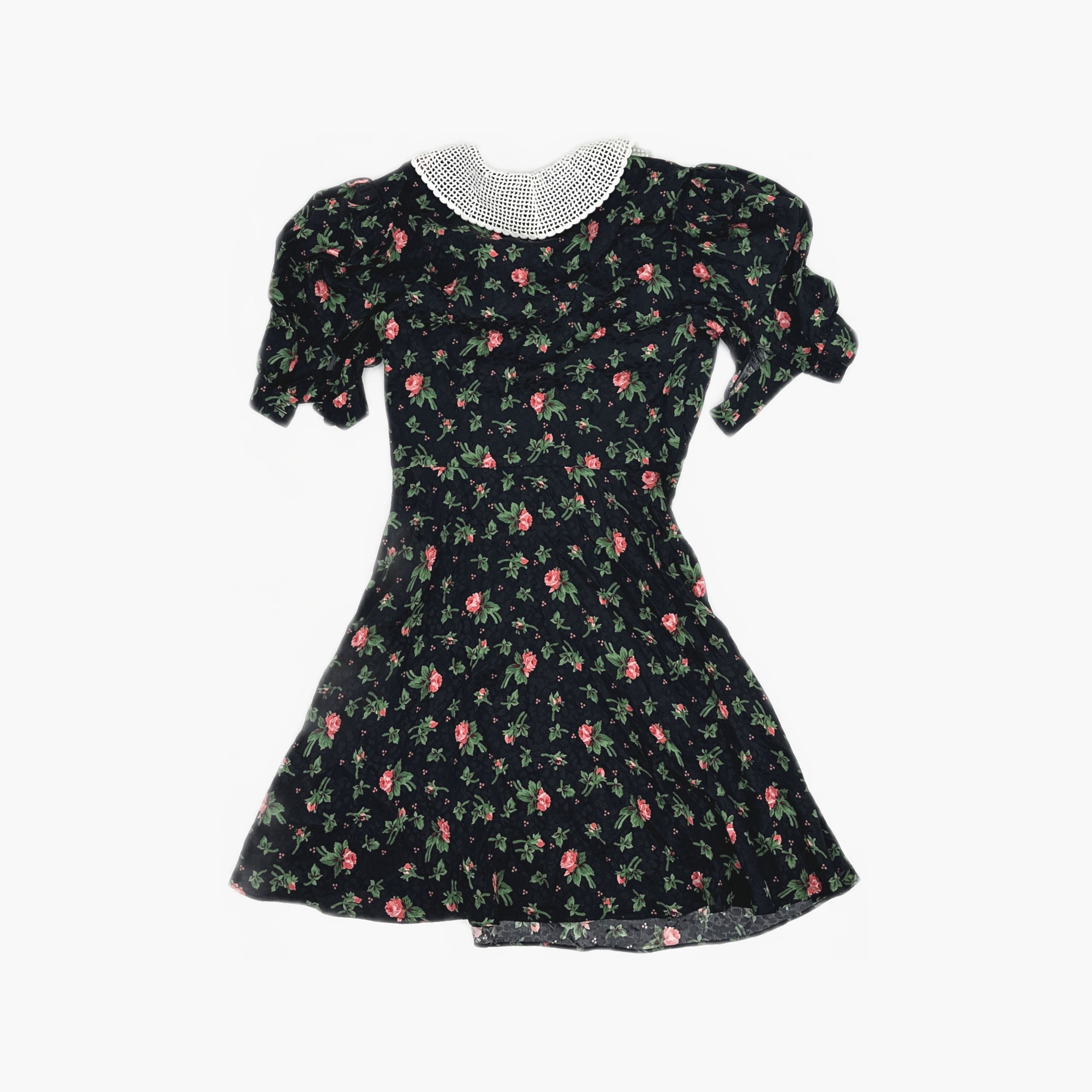 Miu Miu Miu Miu Floral Satin Mini Dress Size 36 Size XS / US 0-2 / IT 36-38 - 2 Thumbnail