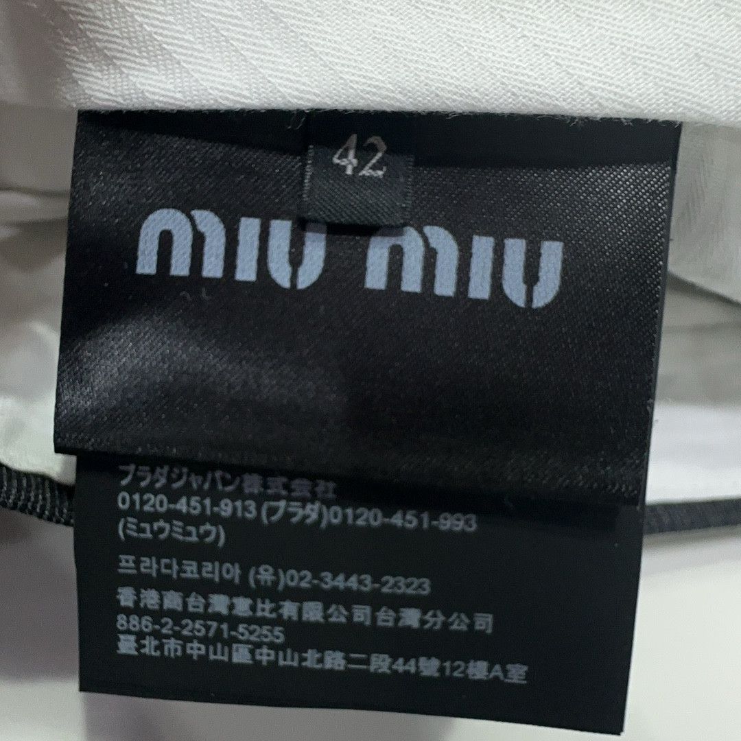 Miu Miu Miu Miu Check Wool Pants Size 42 Size 28" / US 6 / IT 42 - 4 Thumbnail