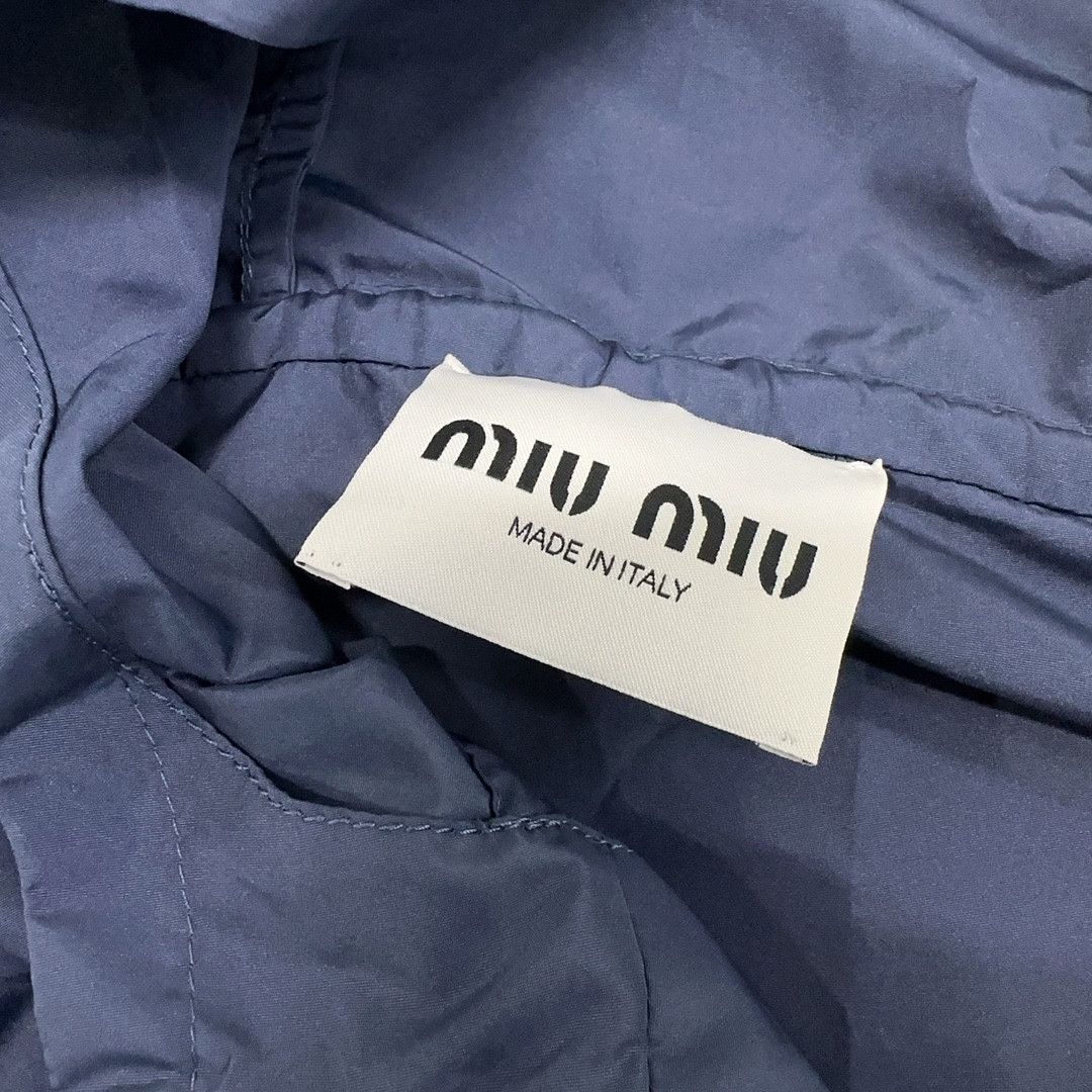 Miu Miu Miu Miu Hooded Logo Jacket Size 36 Size XS / US 0-2 / IT 36-38 - 5 Thumbnail