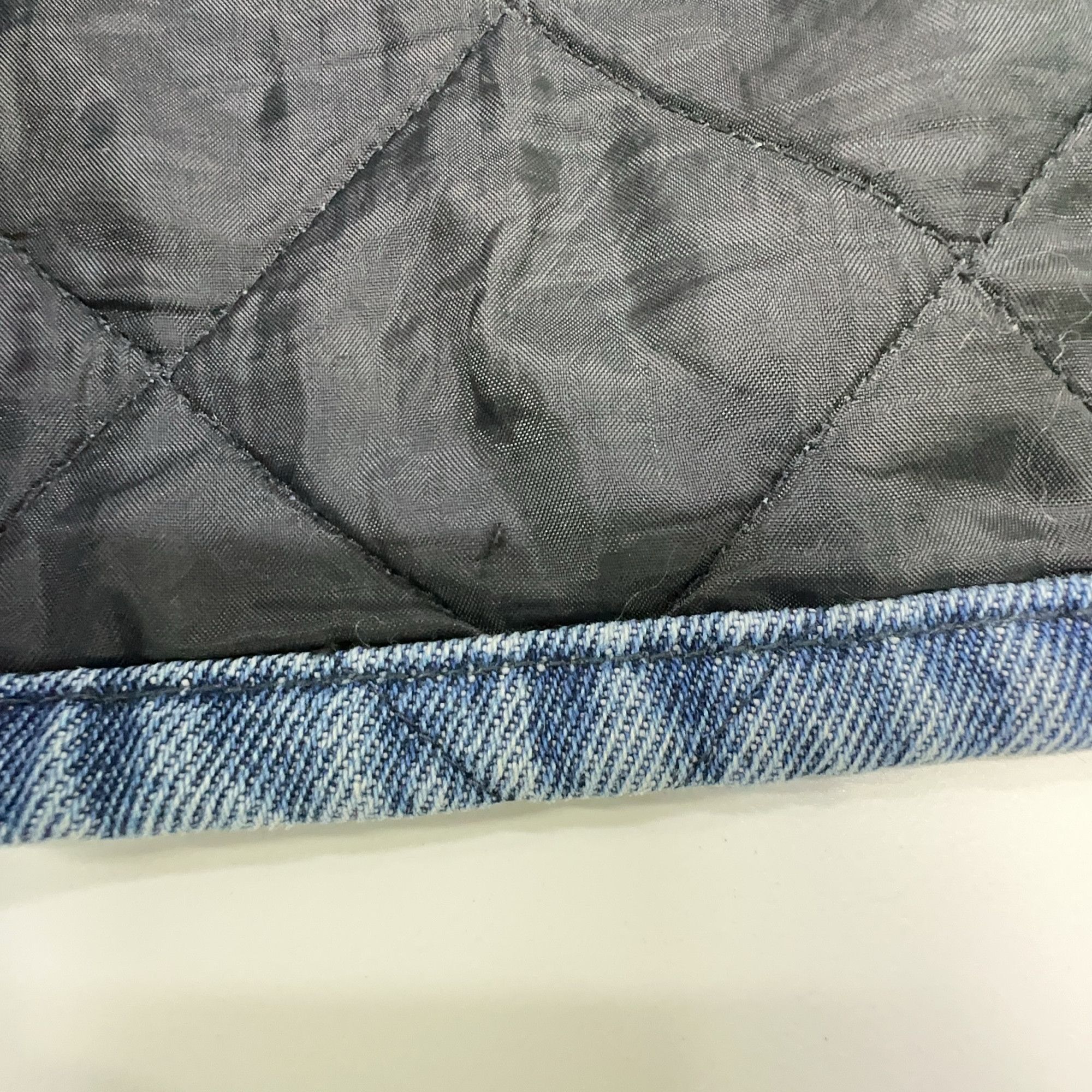 Miu Miu Miu Miu Quilted Denim Mini Skirt Size 40 Size 27" / US 4 / IT 40 - 6 Thumbnail