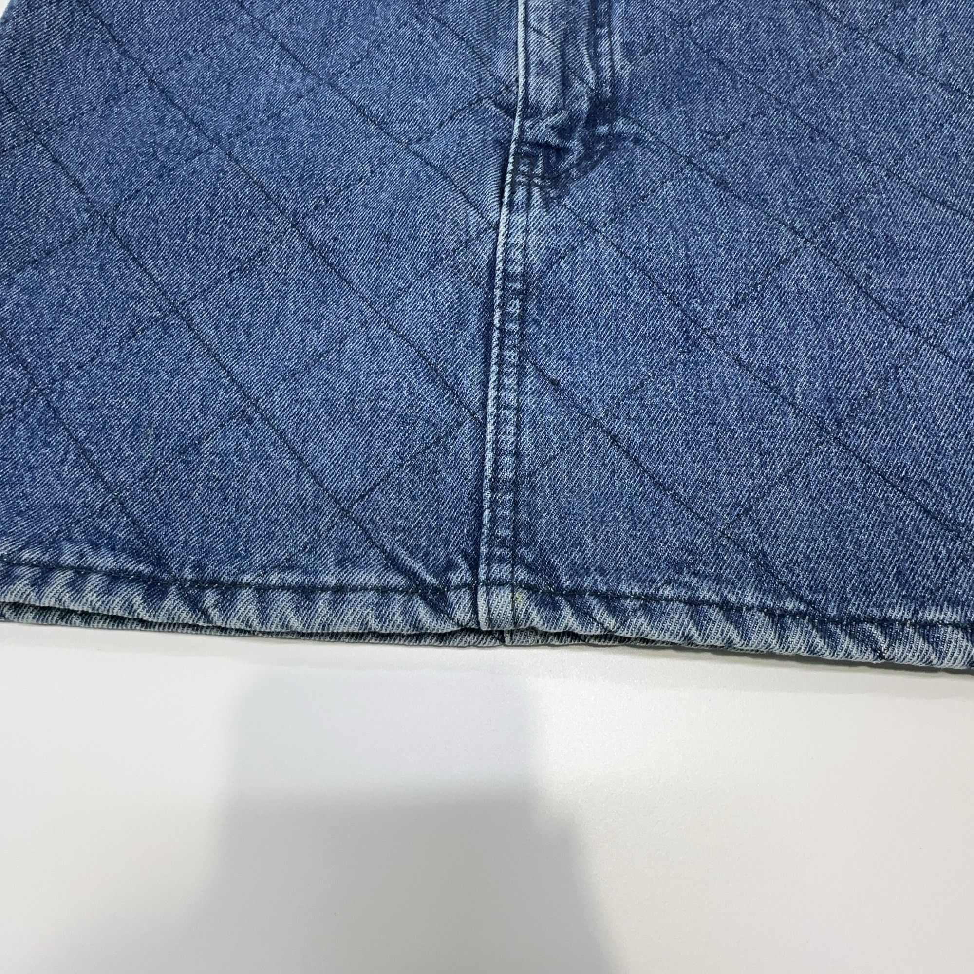 Miu Miu Miu Miu Quilted Denim Mini Skirt Size 40 Size 27" / US 4 / IT 40 - 7 Thumbnail