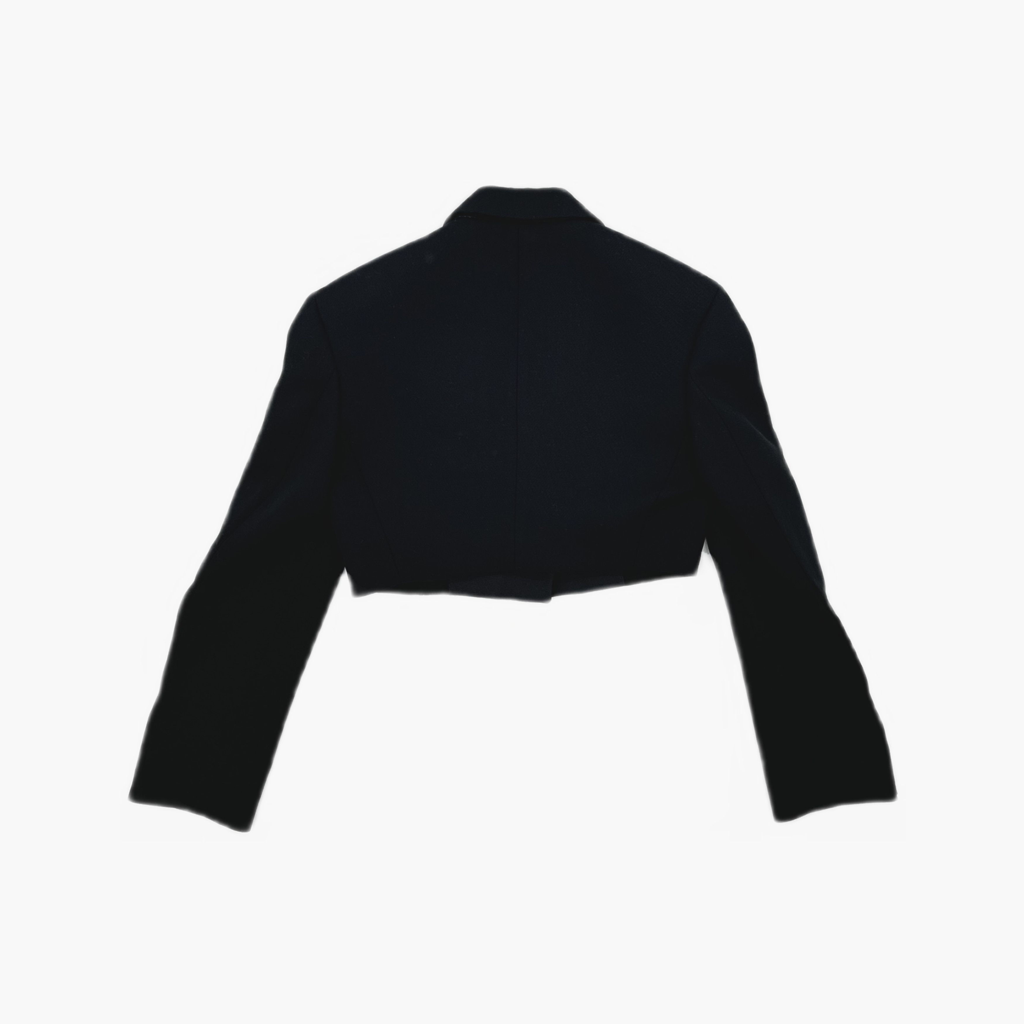 Miu Miu Miu Miu Black Cropped Blazer Size 38 Size XS / US 0-2 / IT 36-38 - 2 Thumbnail