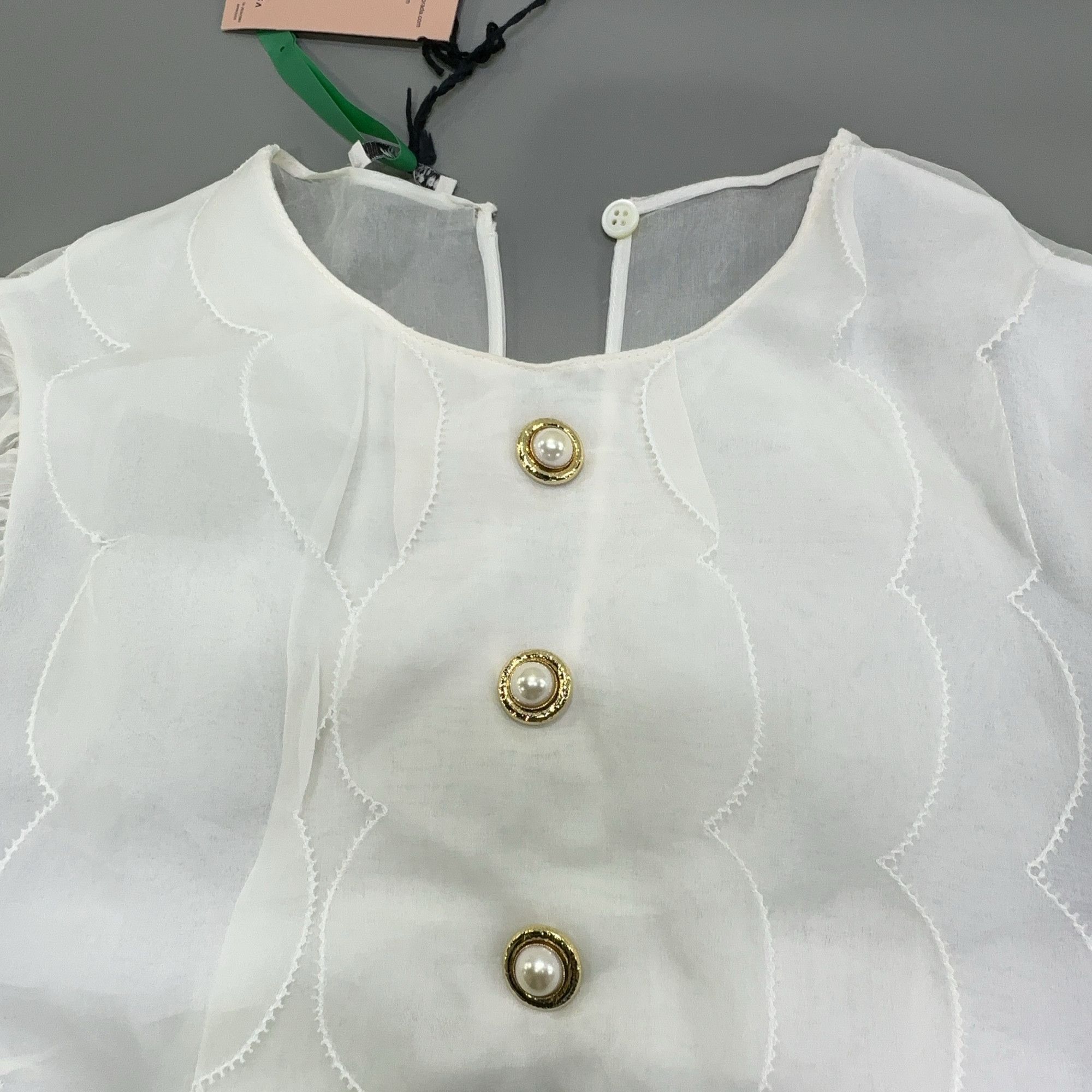 Miu Miu Miu Miu Contrast Mini Dress Size 38 Size XS / US 0-2 / IT 36-38 - 7 Thumbnail