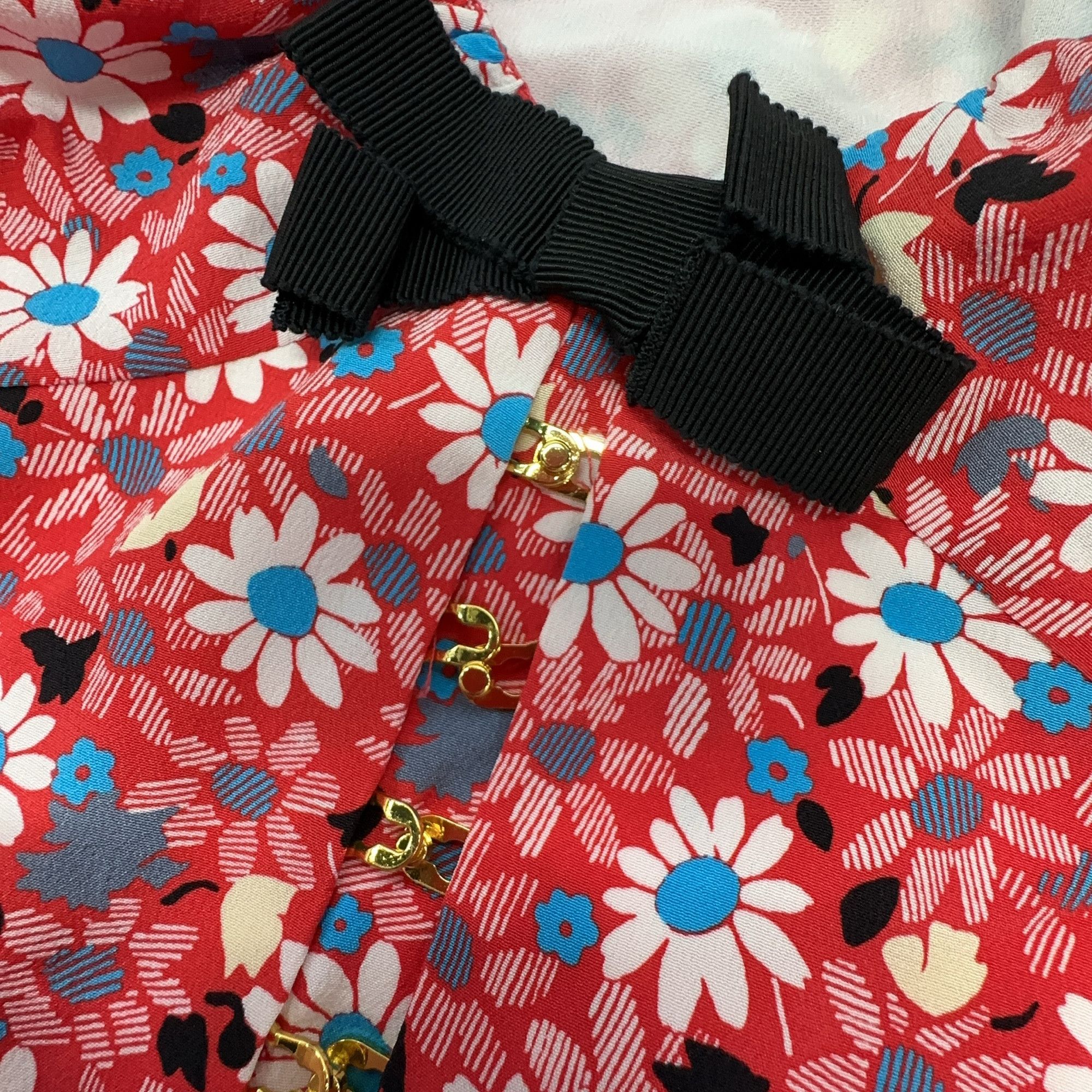 Miu Miu Miu Miu Floral Mini Dress Size 36 Size XS / US 0-2 / IT 36-38 - 6 Thumbnail