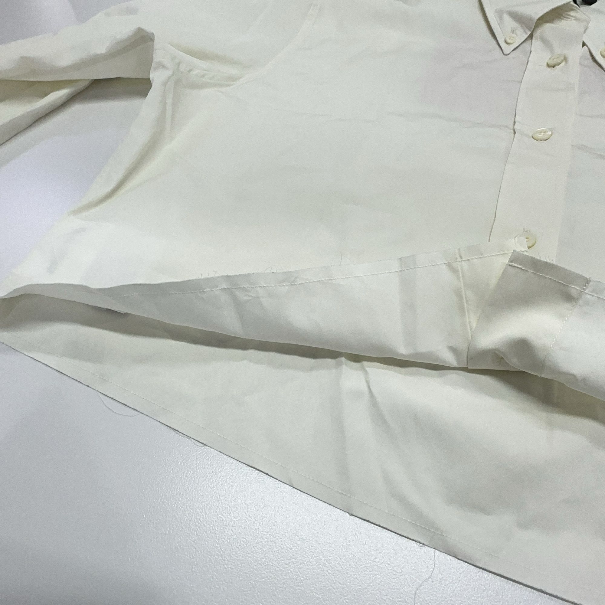 Miu Miu Miu Miu Logo Embroidered Cotton Button Up Shirt Size 40 Size S / US 4 / IT 40 - 8 Thumbnail