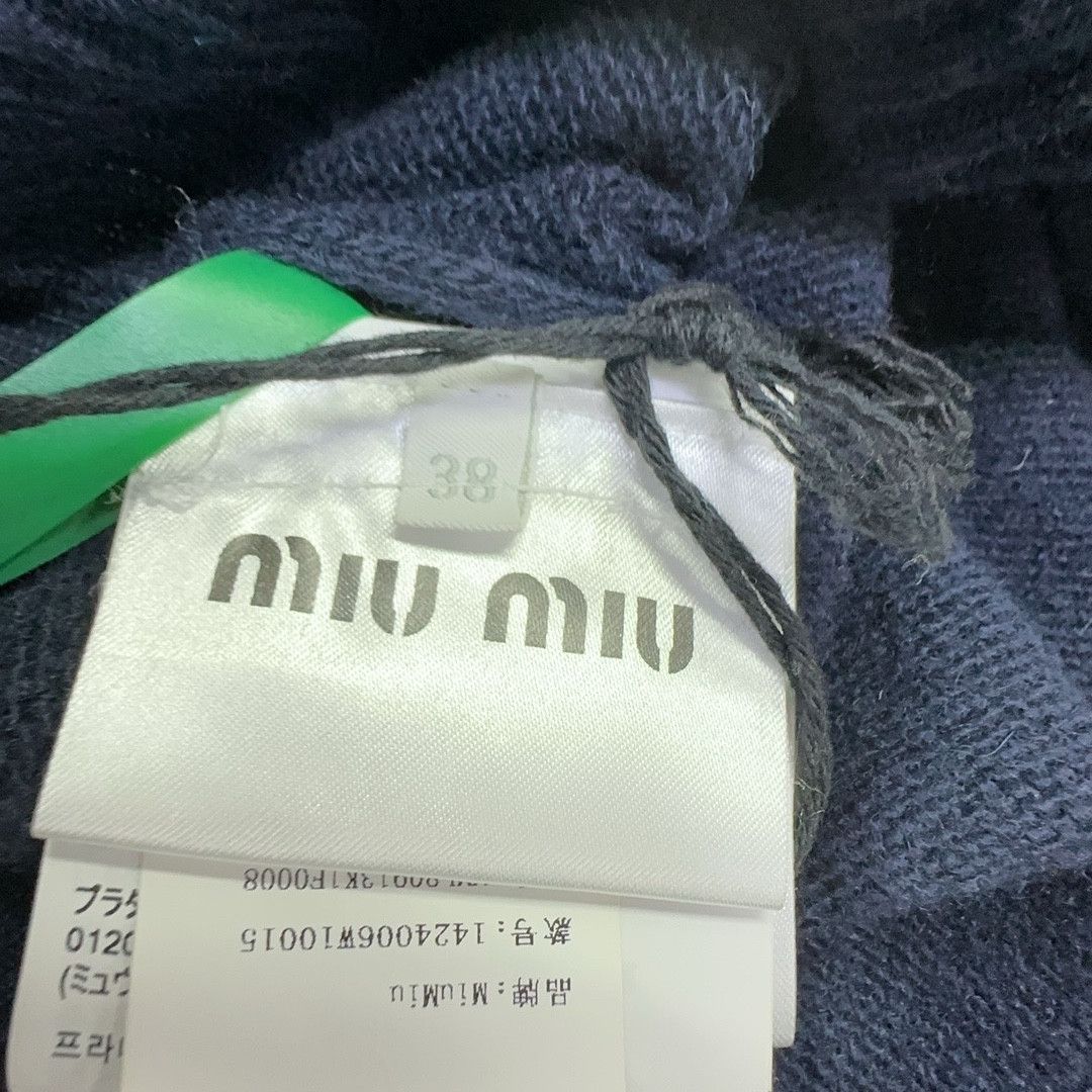 Miu Miu Miu Miu Logo Wool Blend Sweater Size 38 Size XS / US 0-2 / IT 36-38 - 4 Thumbnail
