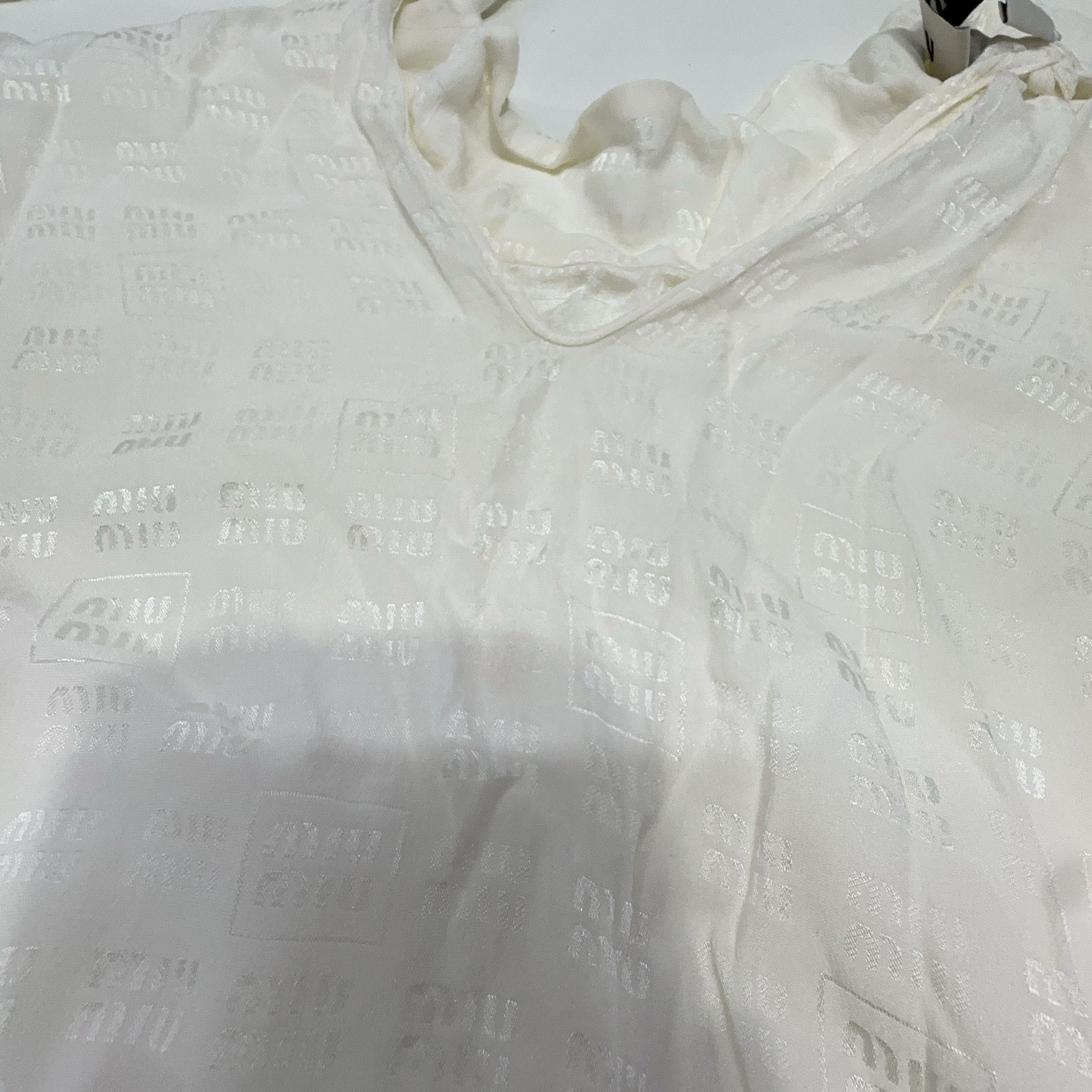 Miu Miu Miu Miu Logo Jacquard Tank Top Size 36 Size XS / US 0-2 / IT 36-38 - 8 Thumbnail