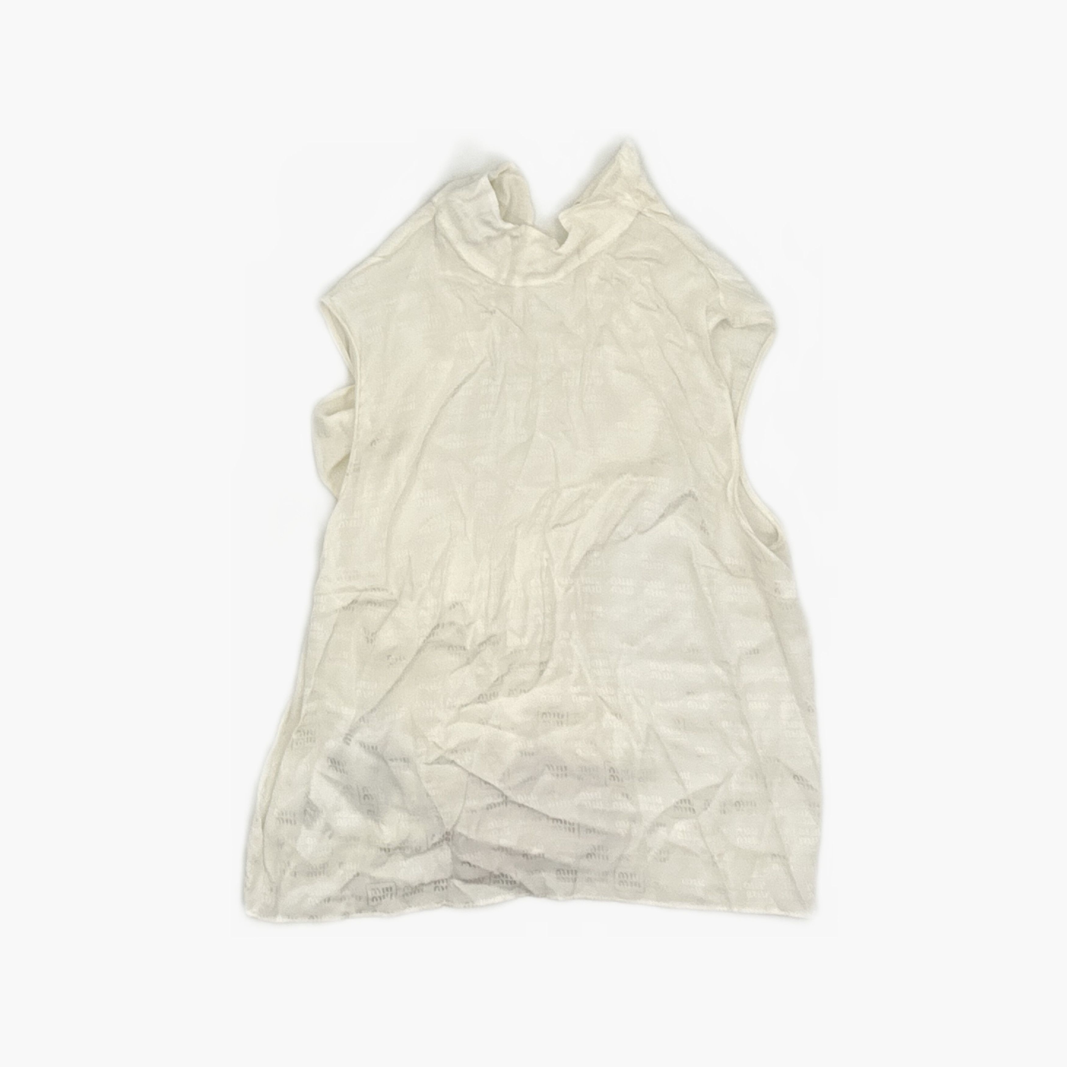 Miu Miu Miu Miu Logo Jacquard Tank Top Size 36 Size XS / US 0-2 / IT 36-38 - 2 Thumbnail