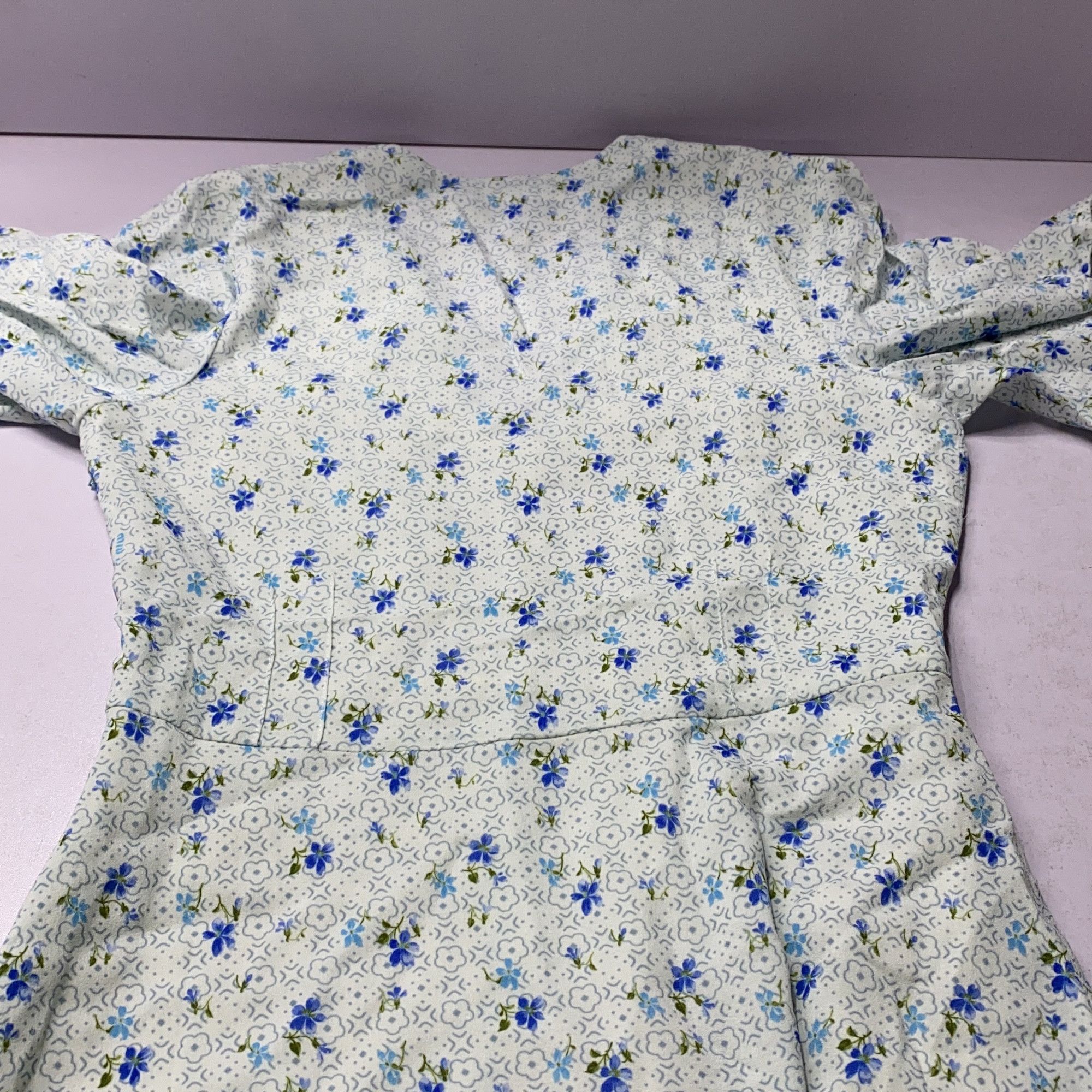 Miu Miu Miu Miu Floral Print Midi Dress Size 36 Size XS / US 0-2 / IT 36-38 - 6 Thumbnail