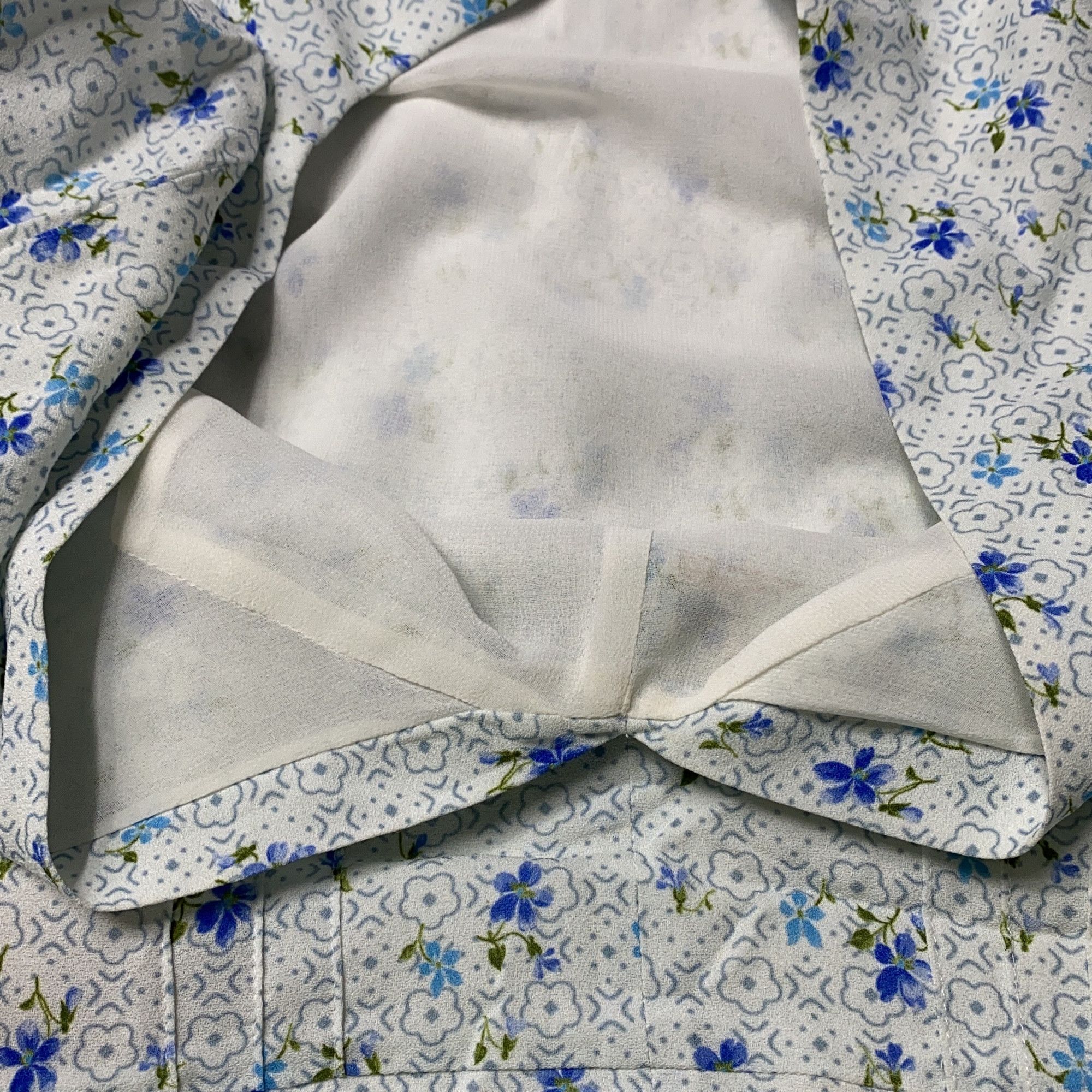 Miu Miu Miu Miu Floral Print Midi Dress Size 36 Size XS / US 0-2 / IT 36-38 - 9 Thumbnail