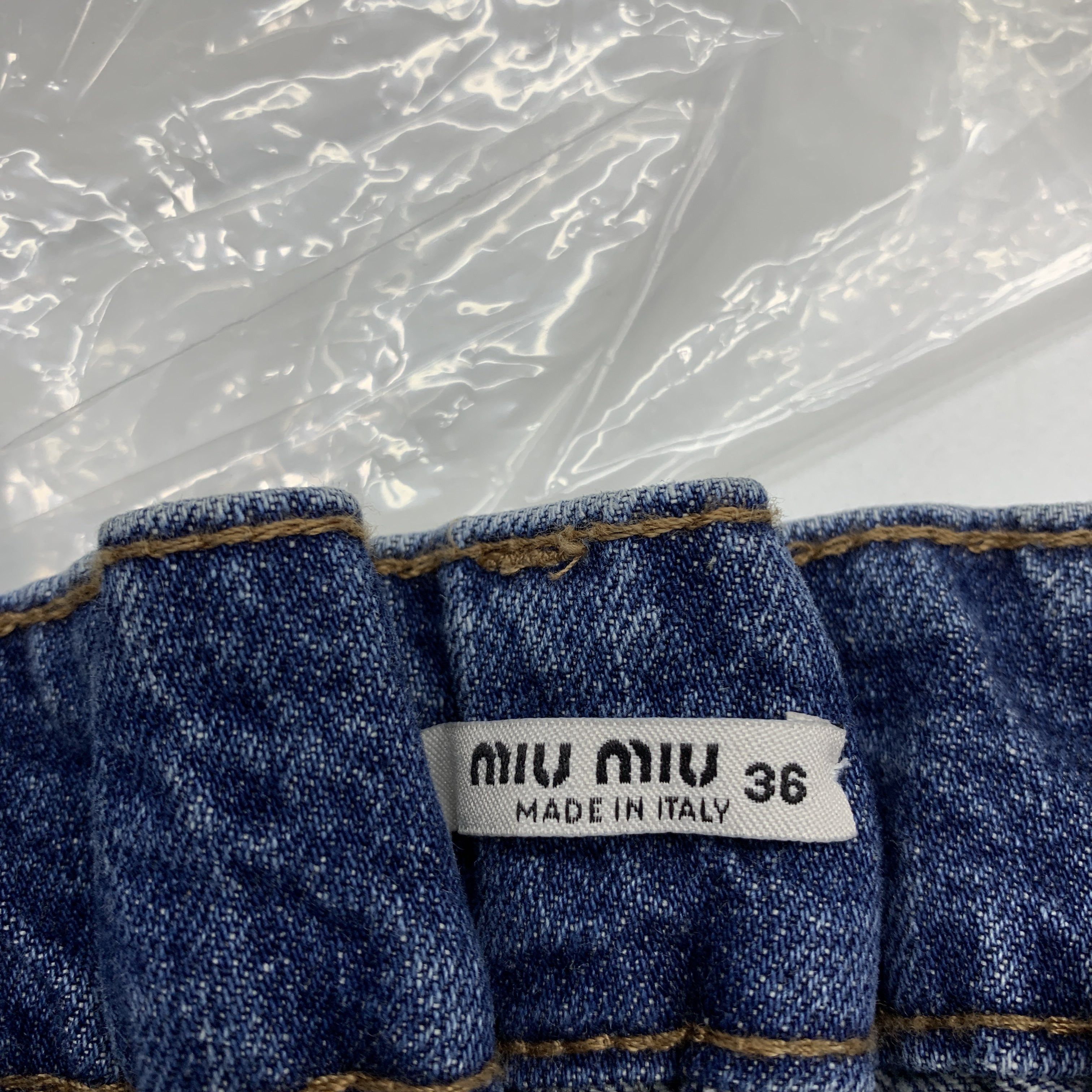 Miu Miu Miu Miu Floral Embroidered Mini Skirt 36 Size 25" / US 0 / IT 36 - 3 Thumbnail