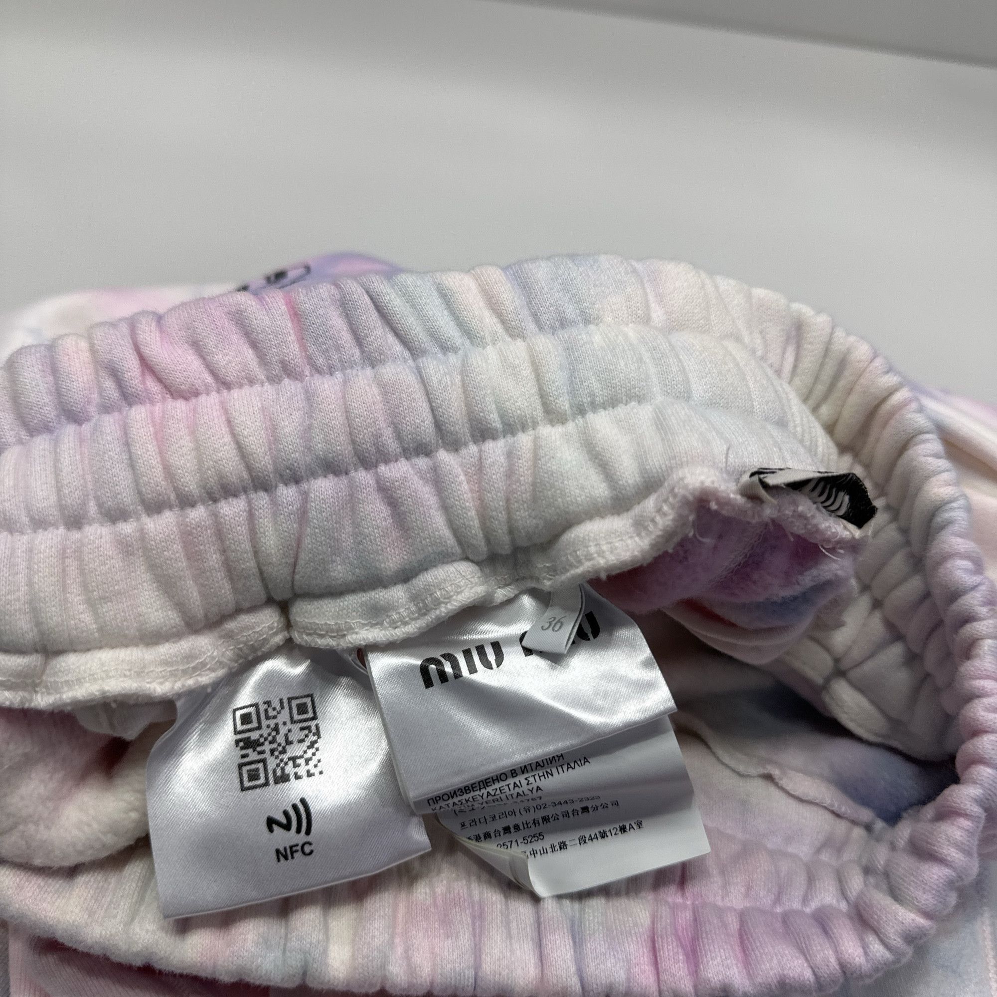 Miu Miu Miu Miu Tie-Dye Sweatpants Size 36 Size 25" / US 0 / IT 36 - 4 Thumbnail