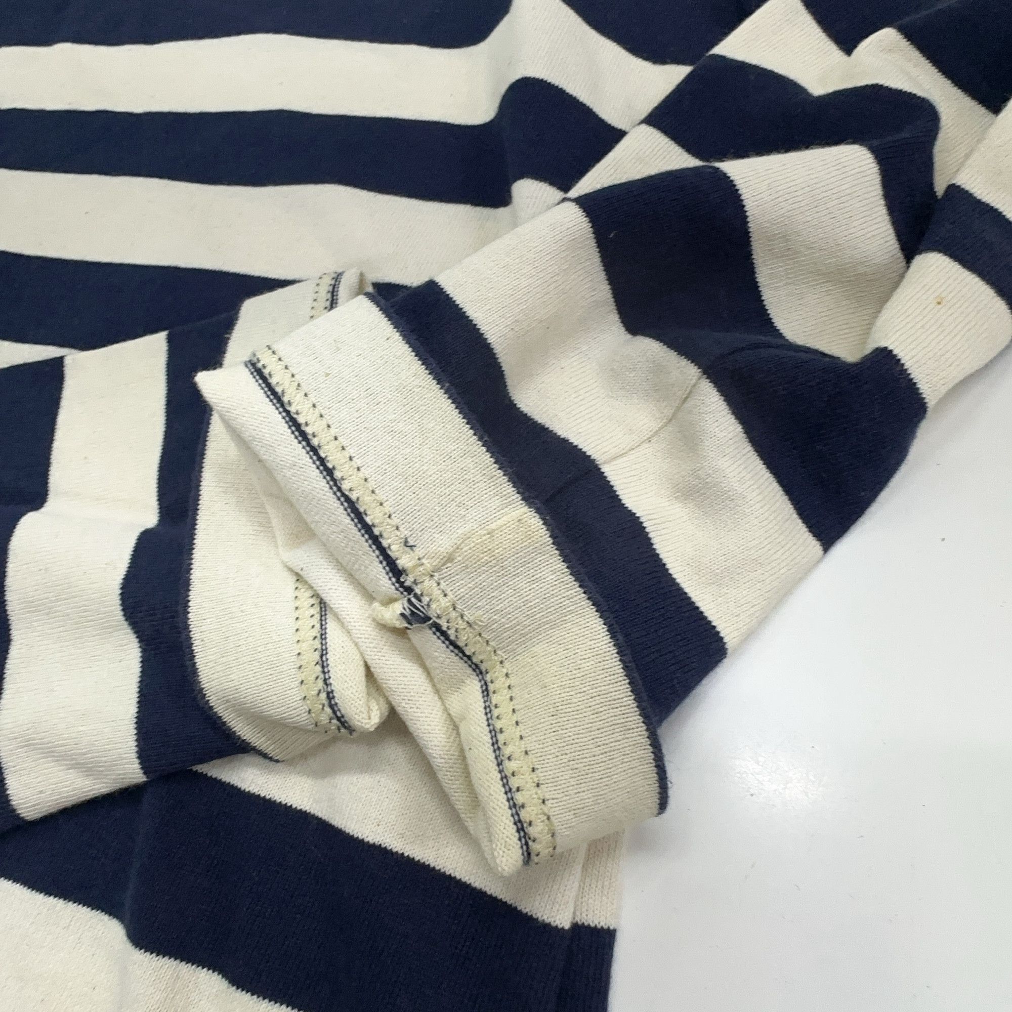Miu Miu Miu Miu Striped Lace Collar Long Sleeve T-Shirt Size S Size S / US 4 / IT 40 - 7 Thumbnail
