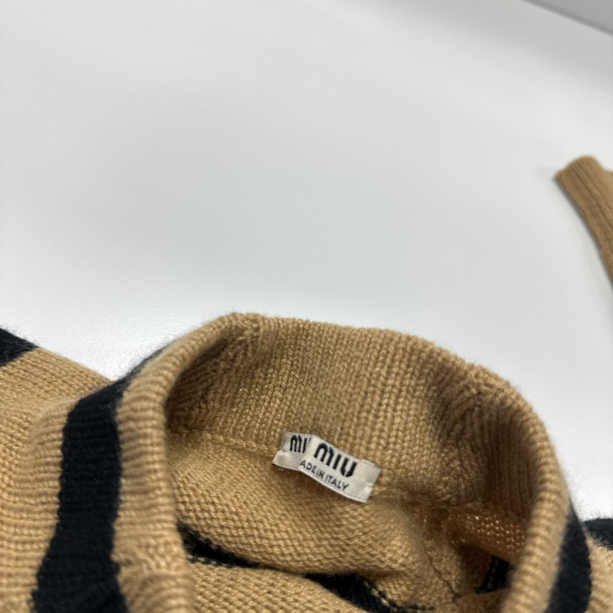 Miu Miu Miu Miu Striped Knit Sweater Size 40 Size S / US 4 / IT 40 - 3 Thumbnail