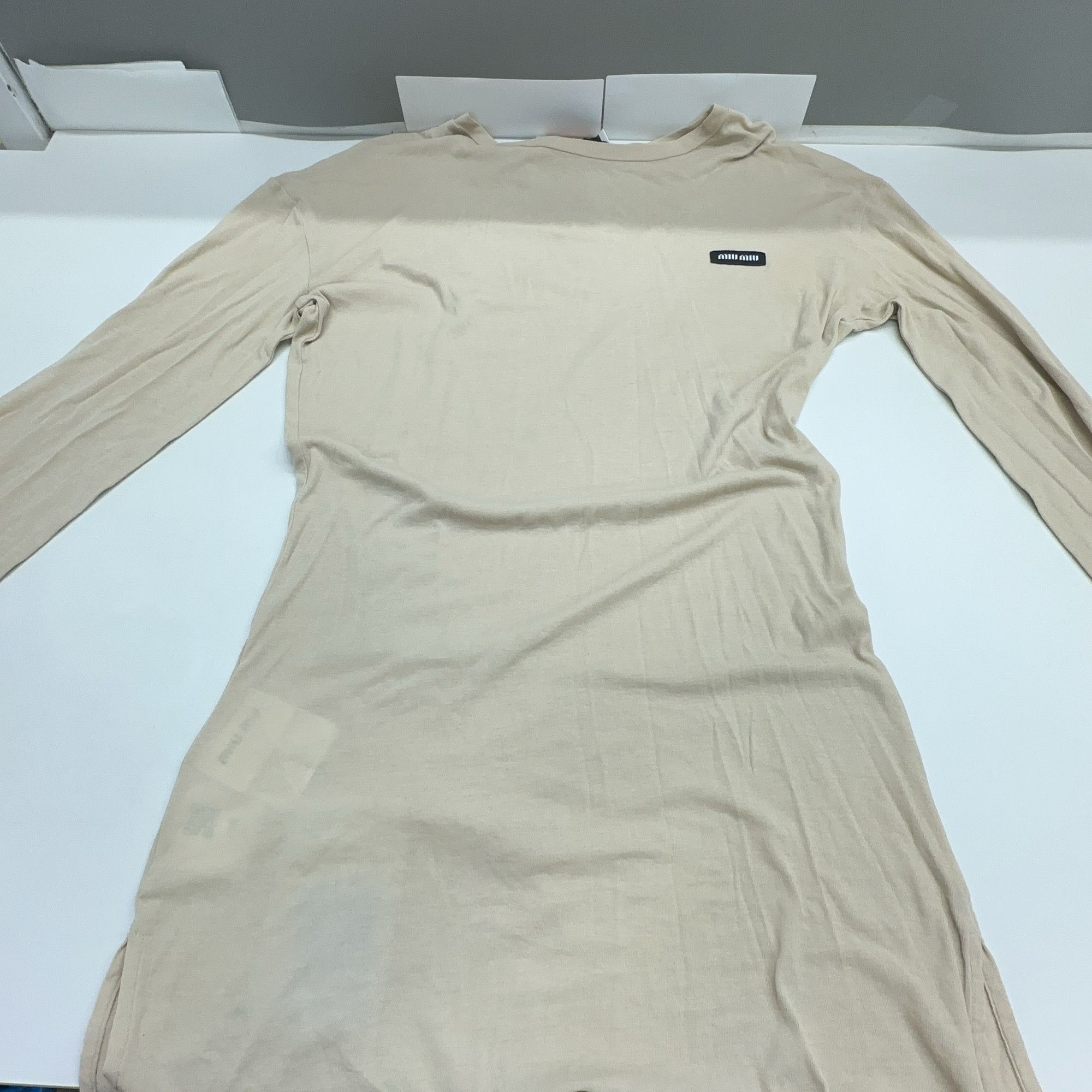 Miu Miu Miu Miu Logo Long Sleeve Dress Size S Size S / US 4 / IT 40 - 6 Thumbnail