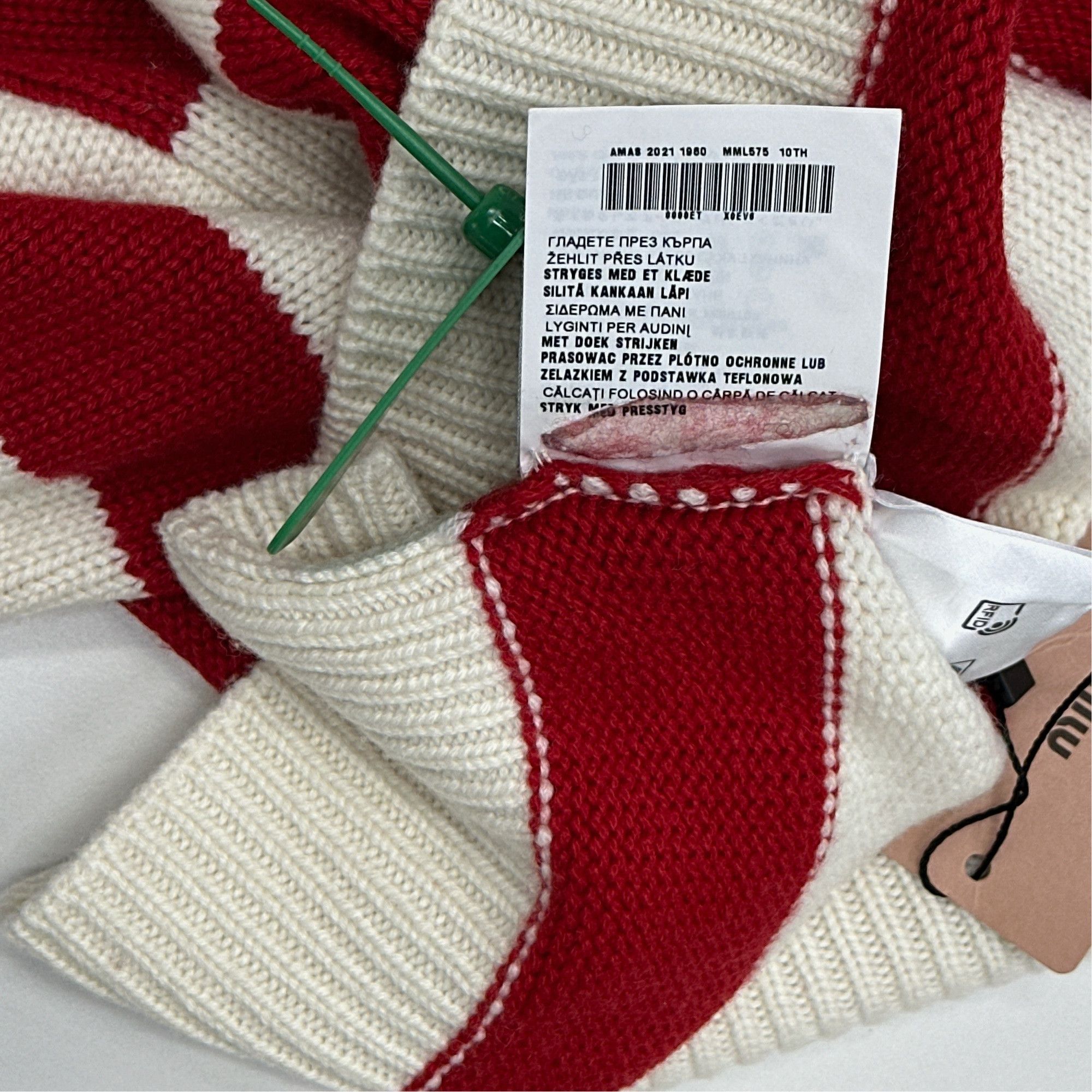 Miu Miu Miu Miu Striped Cashmere Sweater Size 40 Size S / US 4 / IT 40 - 5 Thumbnail