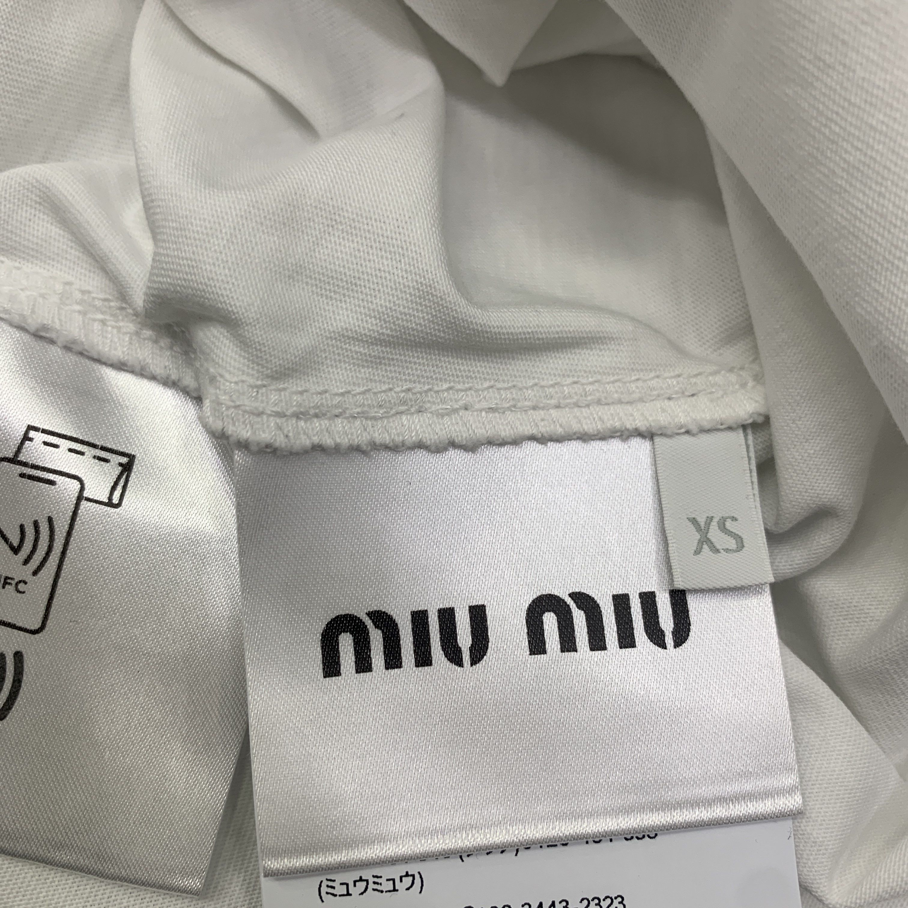 Miu Miu Miu Miu Layered Long Sleeve T-Shirt Size XS Size XS / US 0-2 / IT 36-38 - 2 Thumbnail