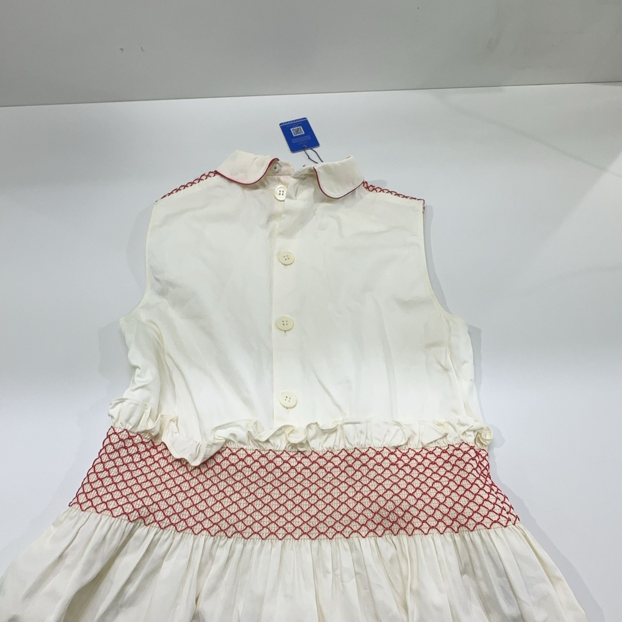 Miu Miu Miu Miu Embroidered Sleeveless Mini Dress Size 36 Size XS / US 0-2 / IT 36-38 - 9 Thumbnail