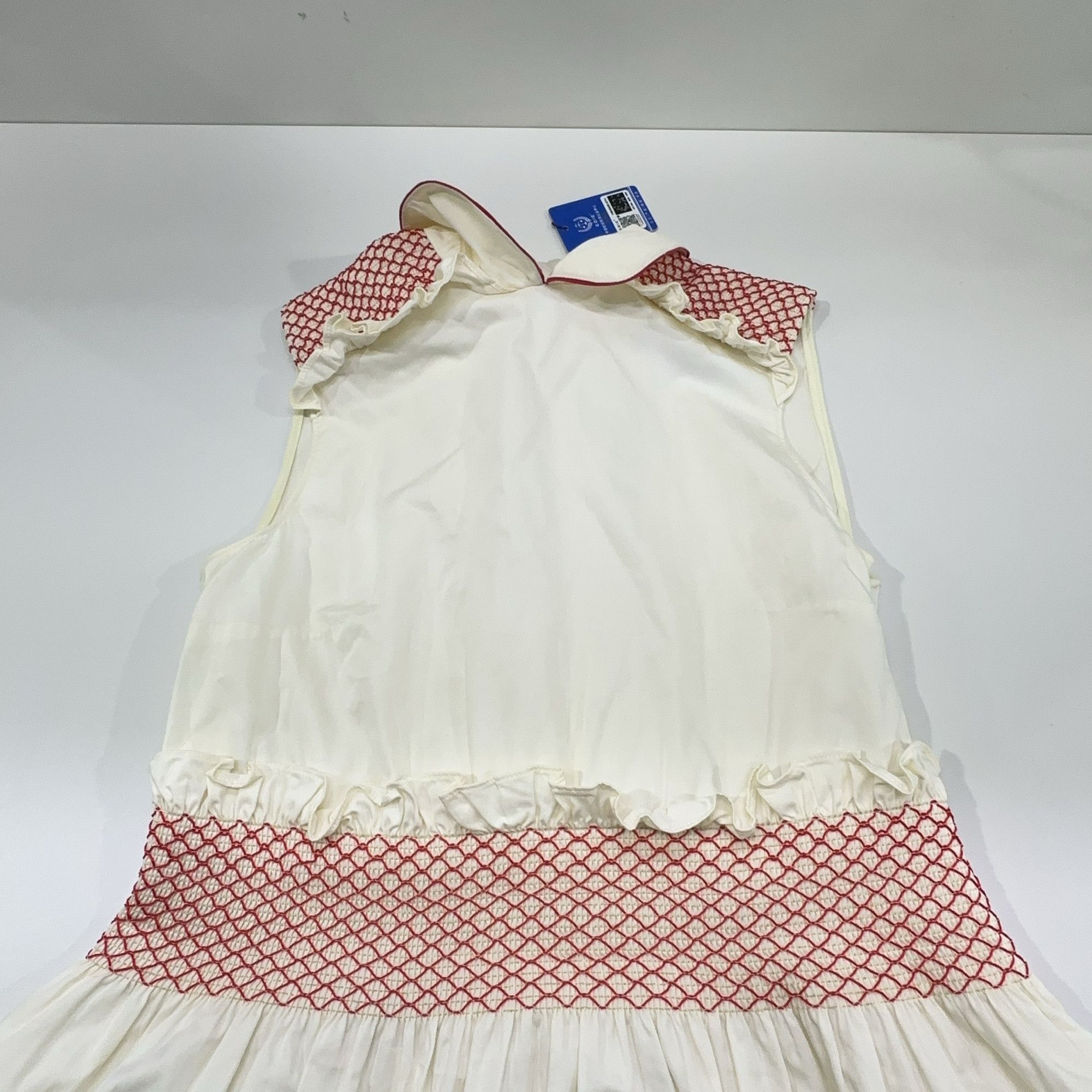 Miu Miu Miu Miu Embroidered Sleeveless Mini Dress Size 36 Size XS / US 0-2 / IT 36-38 - 8 Thumbnail