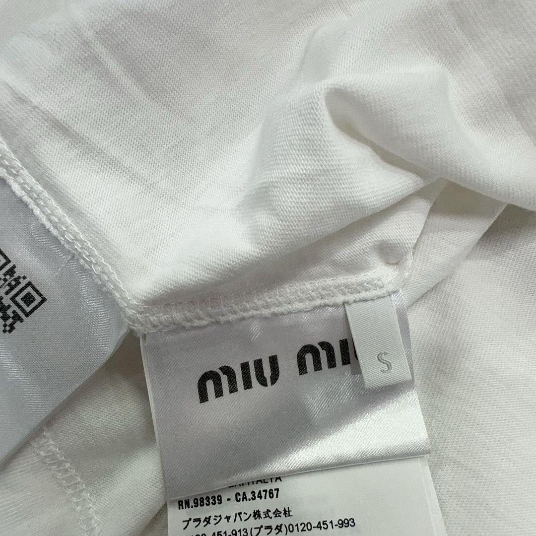 Miu Miu Miu Miu Embroidered Collar Long Sleeve Top Size S Size S / US 4 / IT 40 - 4 Thumbnail
