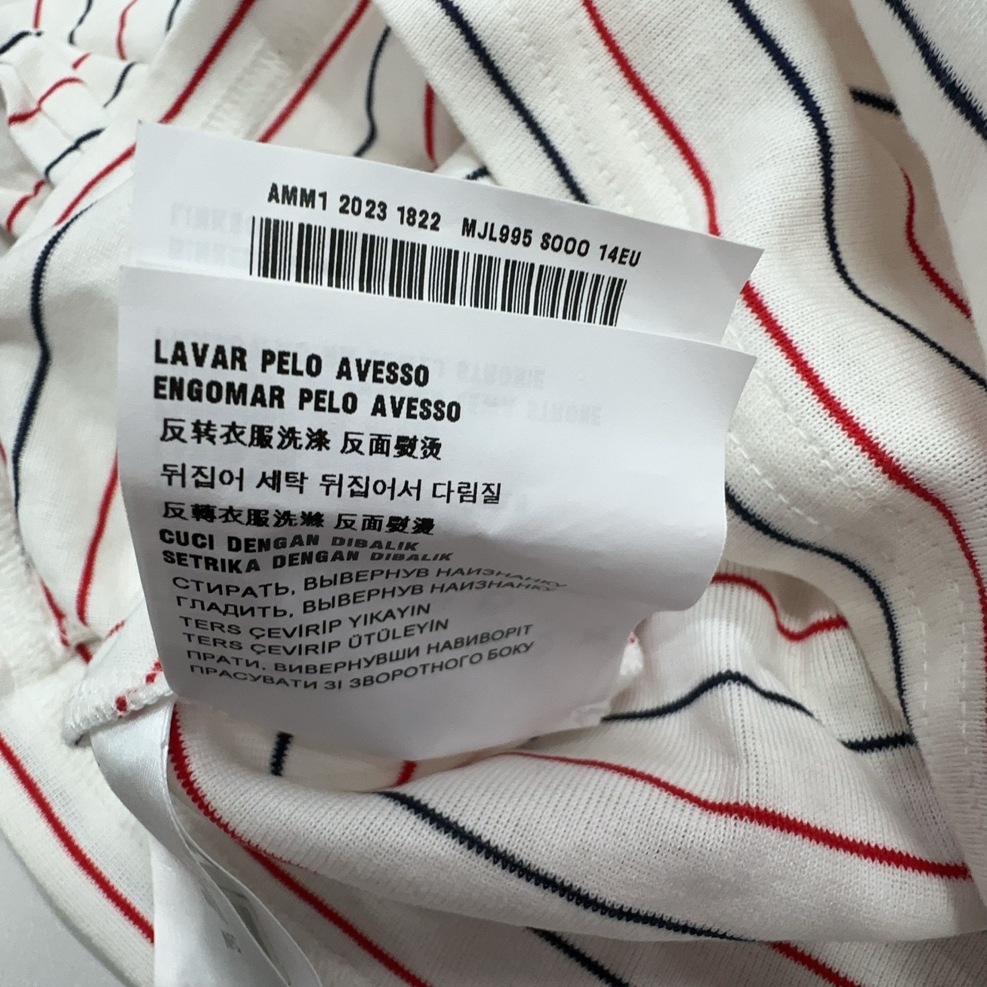 Miu Miu Miu Miu Striped Logo Patch Long Sleeve T-Shirt Size XS Size XS / US 0-2 / IT 36-38 - 5 Thumbnail