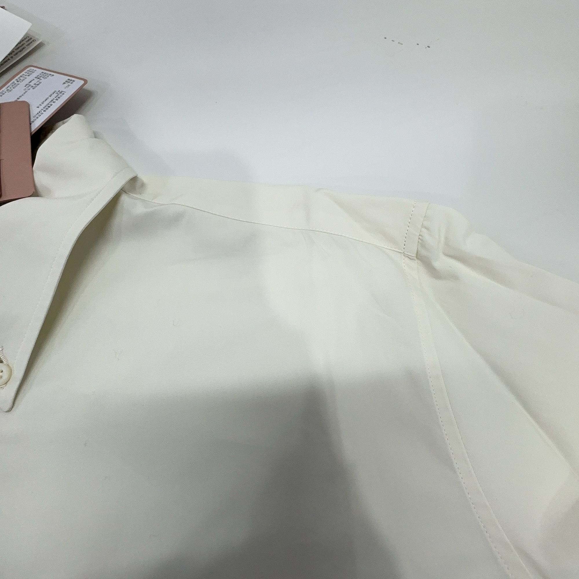 Miu Miu Miu Miu Embroidered Cotton Button Up Shirt Size 40 Size S / US 4 / IT 40 - 6 Thumbnail