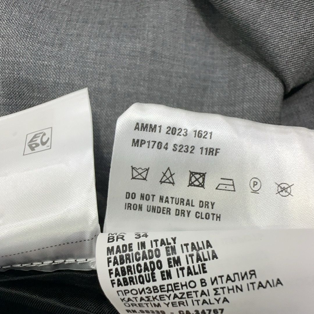 Miu Miu Miu Miu Grey Wool Pants Size 36 Size 25" / US 0 / IT 36 - 4 Thumbnail