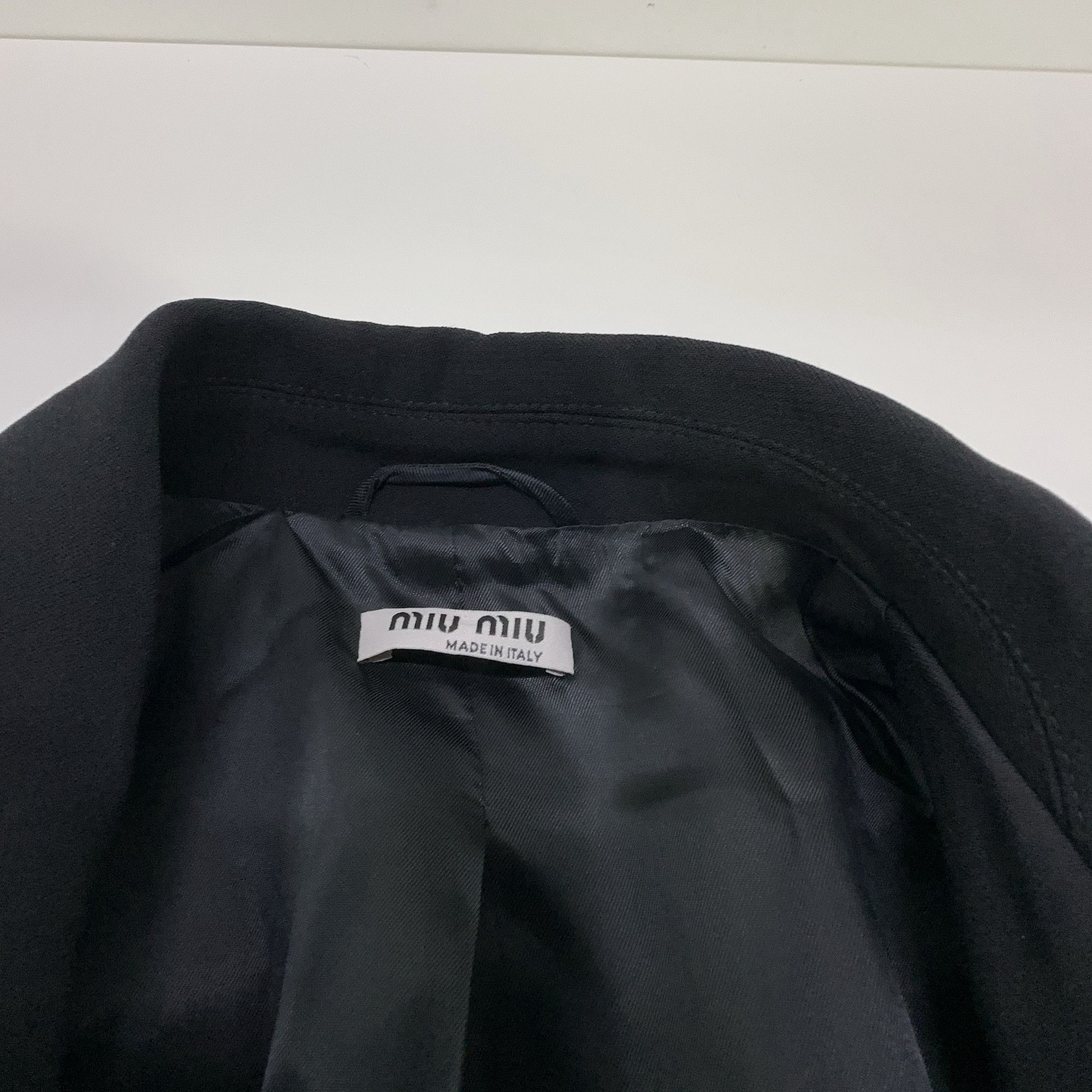 Miu Miu Miu Miu Studded Cady Coat Size 38 Size XS / US 0-2 / IT 36-38 - 3 Thumbnail