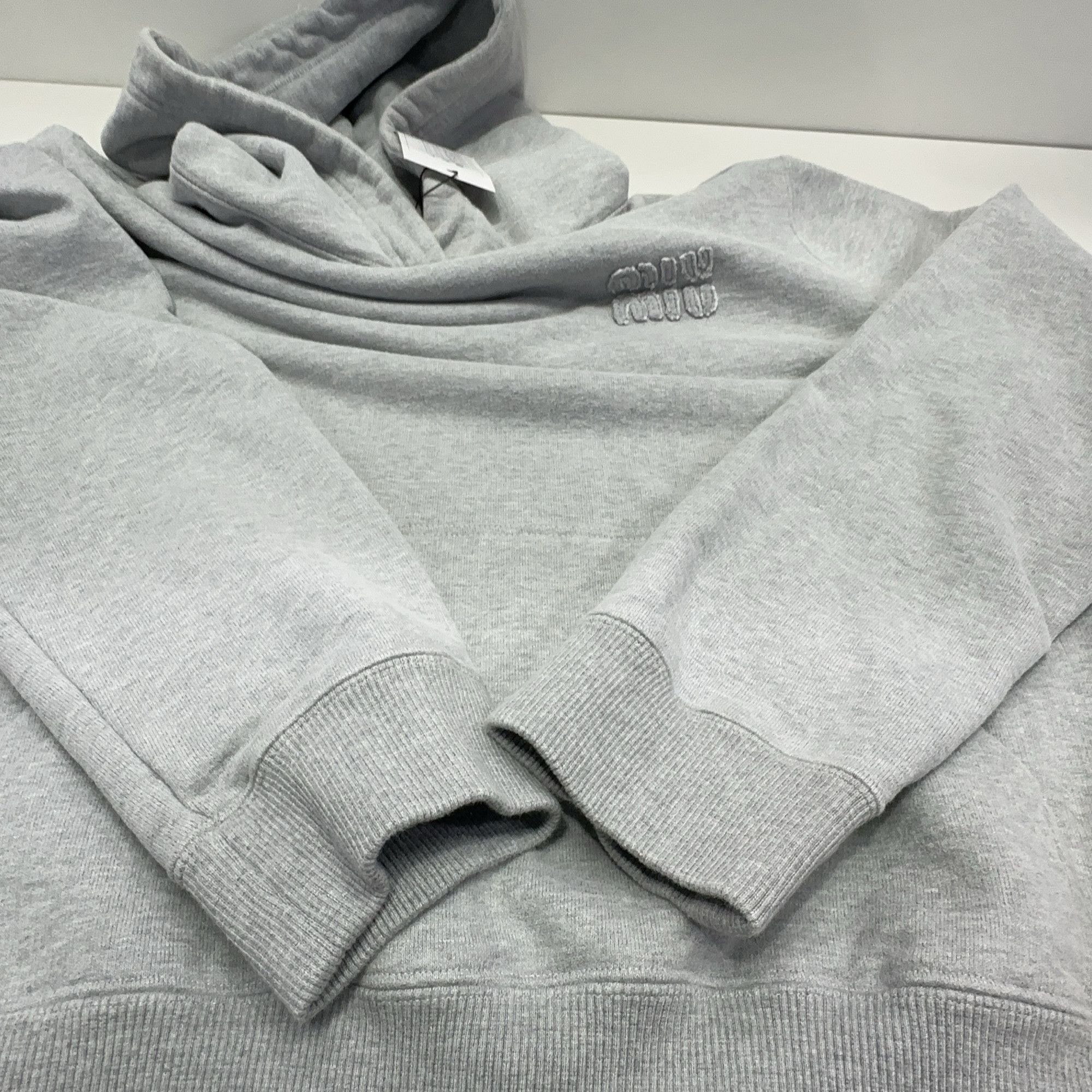 Miu Miu Miu Miu Logo Embroidered Hoodie Size S Size S / US 4 / IT 40 - 11 Thumbnail