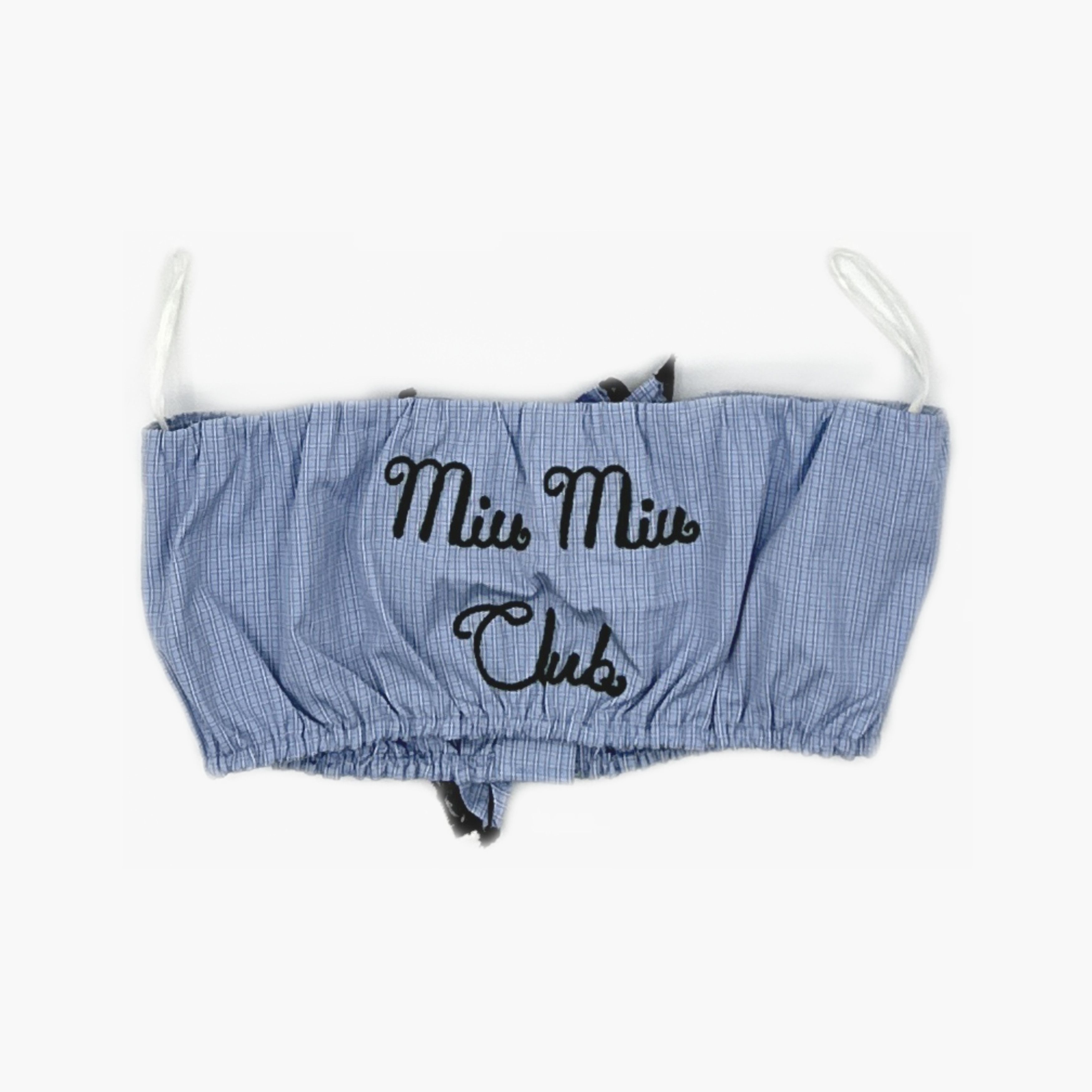 Miu Miu Miu Miu Club Checkered Tube Top Size 42 Size M / US 6-8 / IT 42-44 - 2 Thumbnail