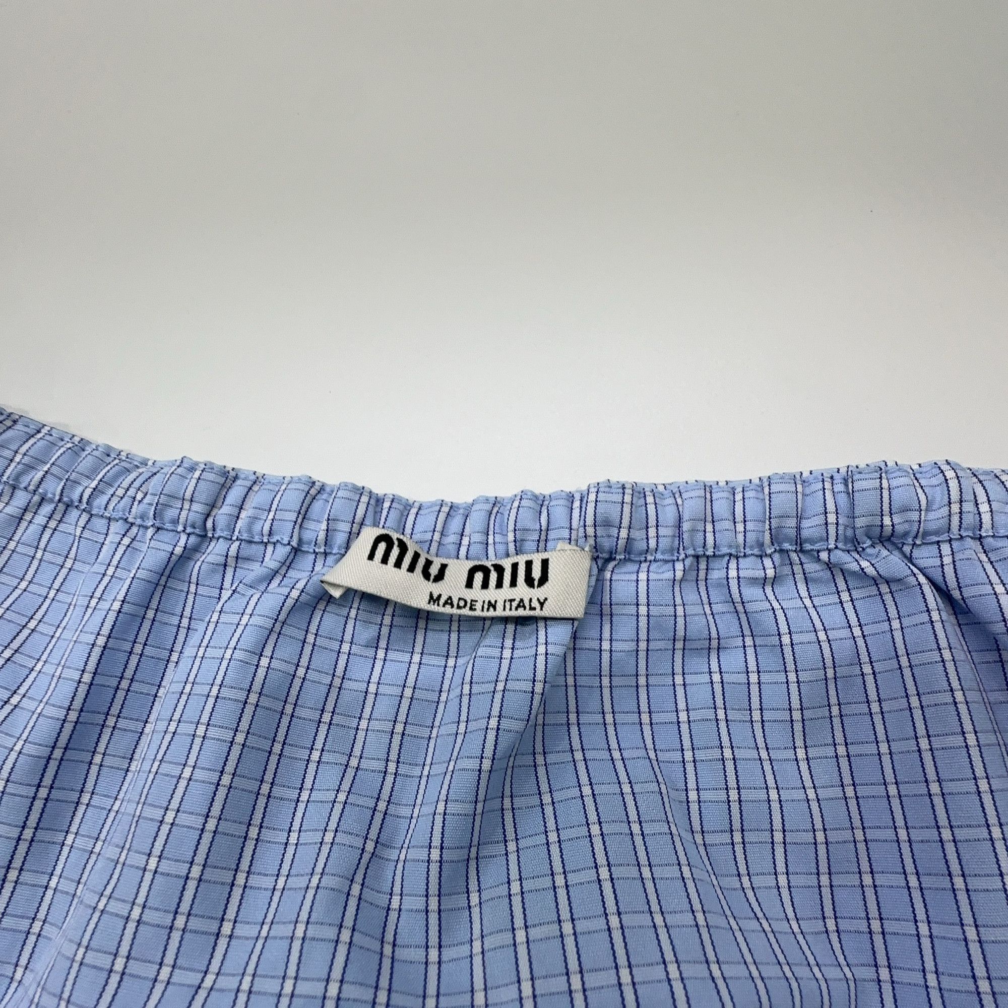 Miu Miu Miu Miu Club Checkered Tube Top Size 42 Size M / US 6-8 / IT 42-44 - 5 Thumbnail
