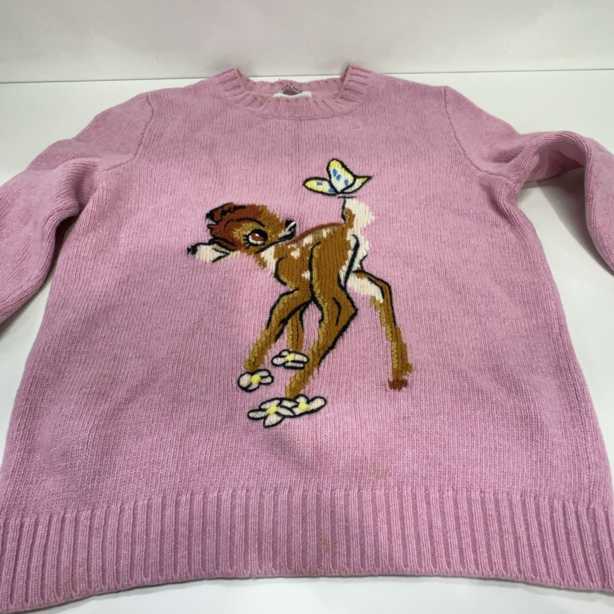 Miu Miu Miu Miu x Disney Bambi Crewneck Sweater Size 38 Size XS / US 0-2 / IT 36-38 - 7 Thumbnail