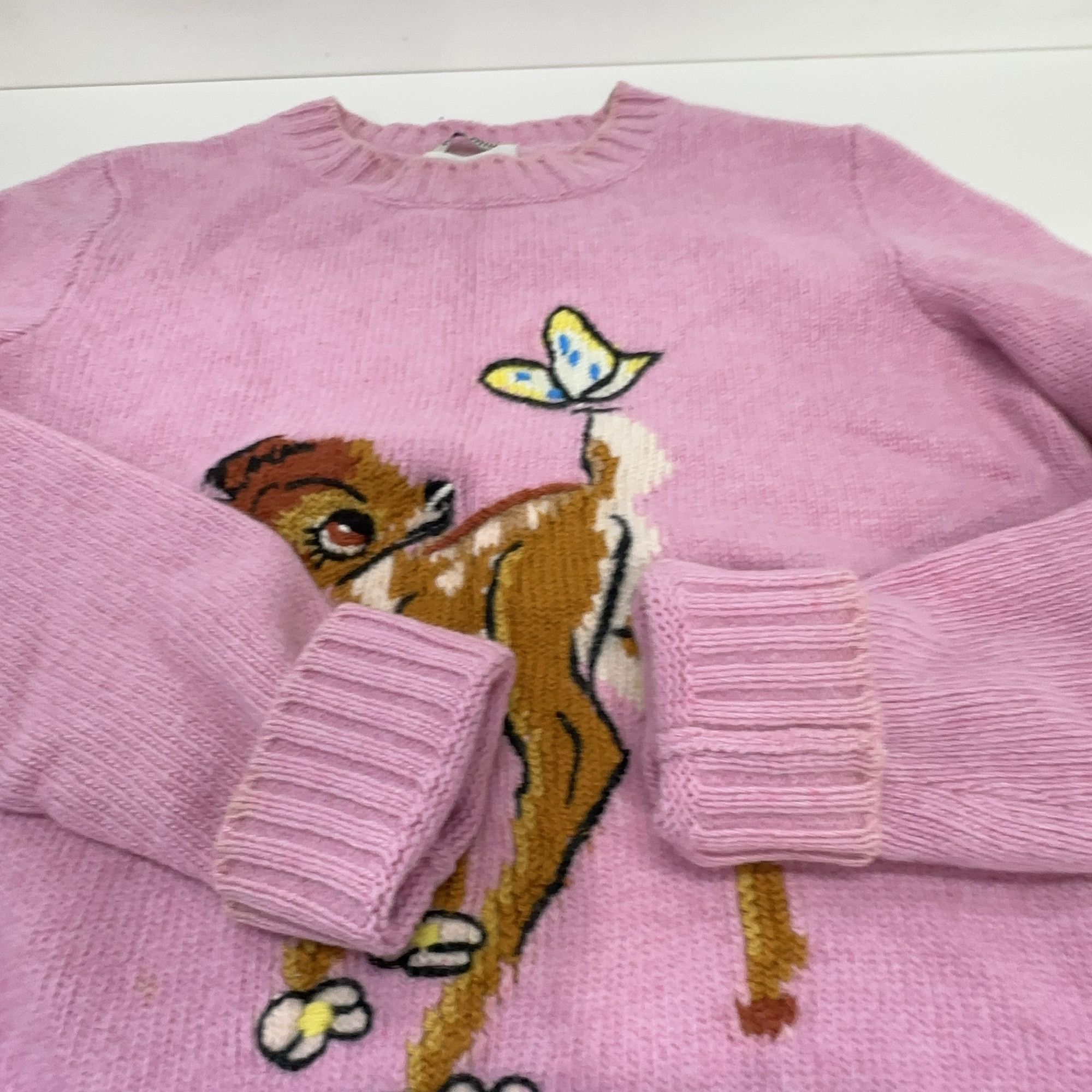 Miu Miu Miu Miu x Disney Bambi Crewneck Sweater Size 38 Size XS / US 0-2 / IT 36-38 - 10 Thumbnail